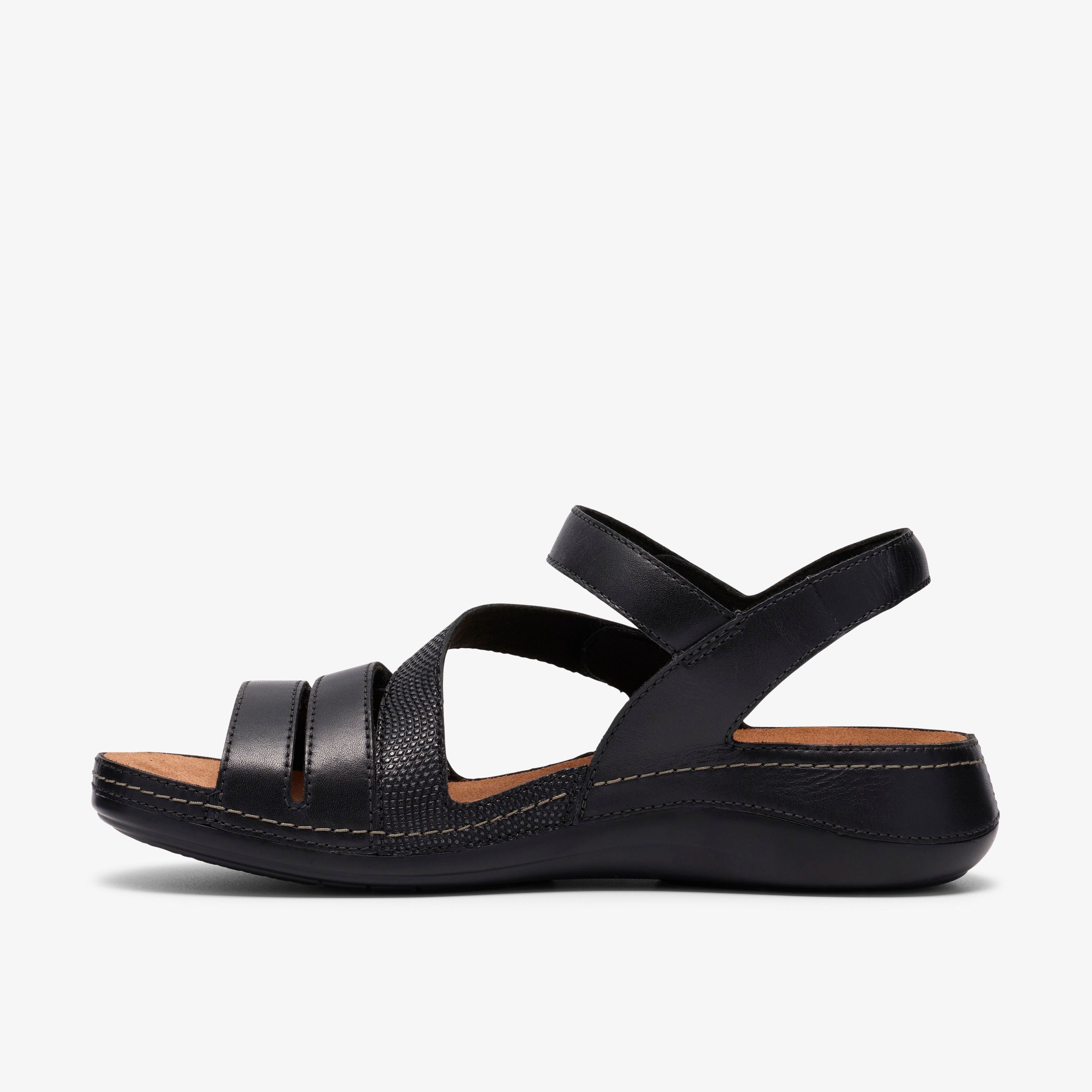 クラークス Clarks Cecily Mix / セシリーミックス (ブラックコンビ)の3枚目
