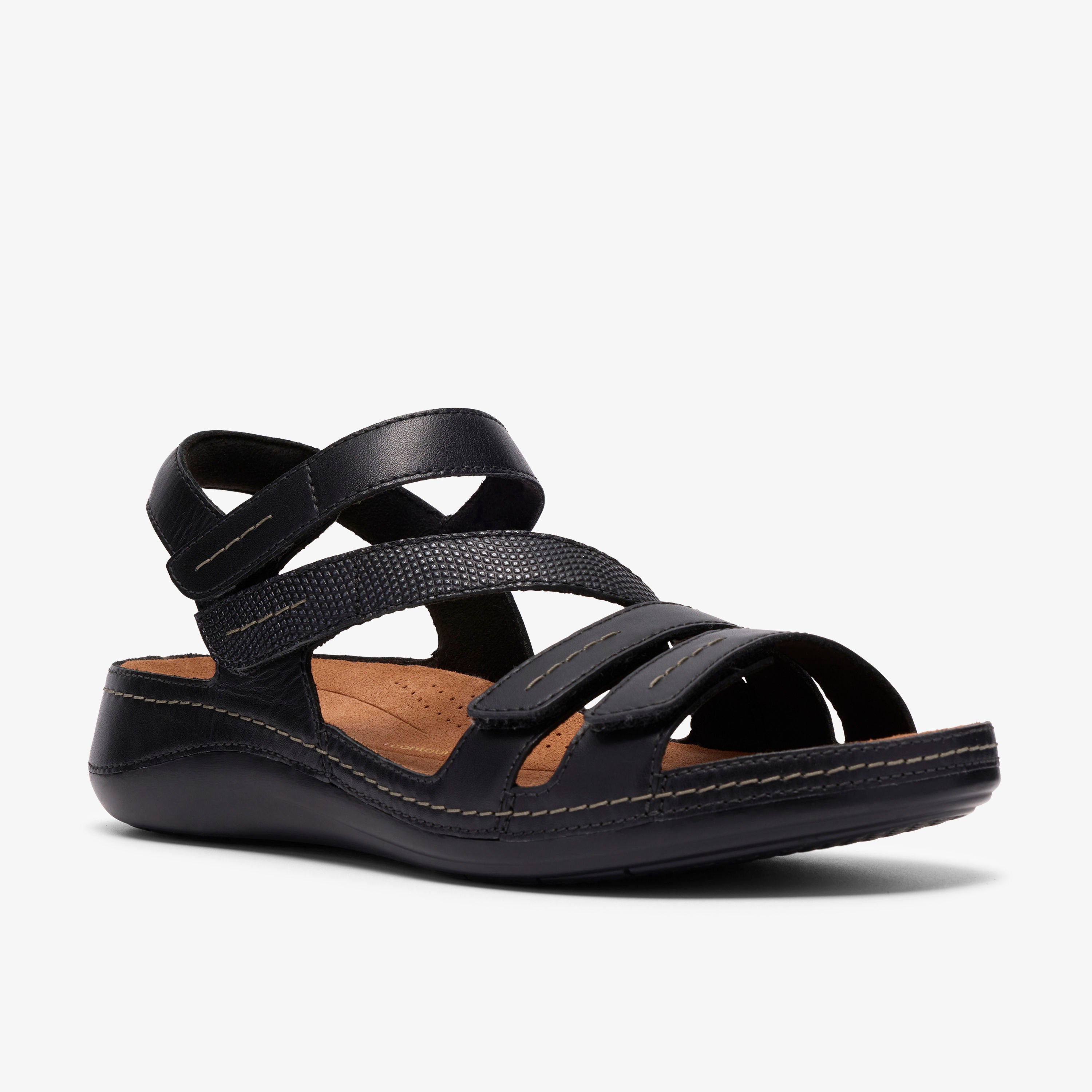 クラークス Clarks Cecily Mix / セシリーミックス (ブラックコンビ)の4枚目