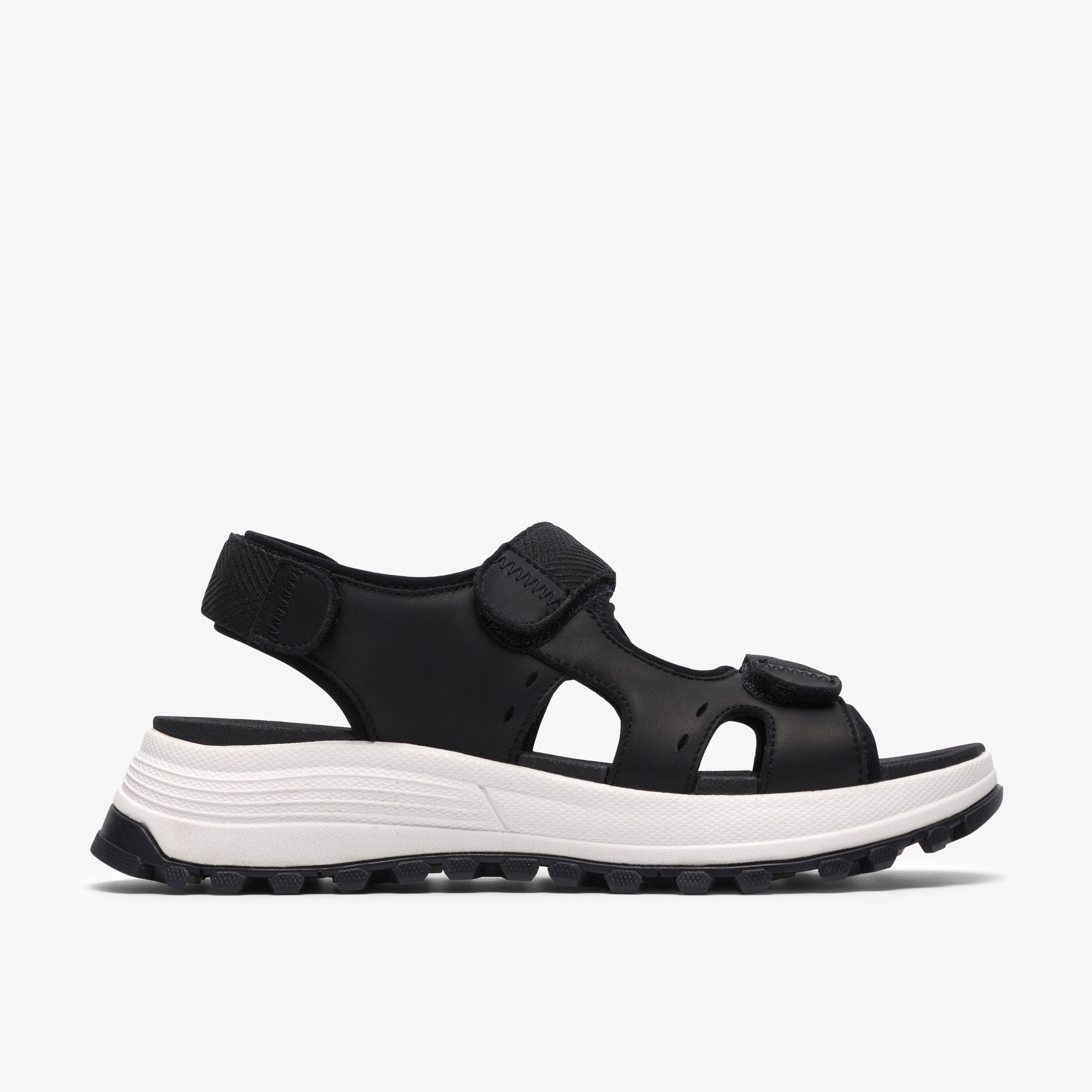 クラークス Clarks ATLTrek Surf / ATL トレック サーフ (ブラックレザー)の1枚目