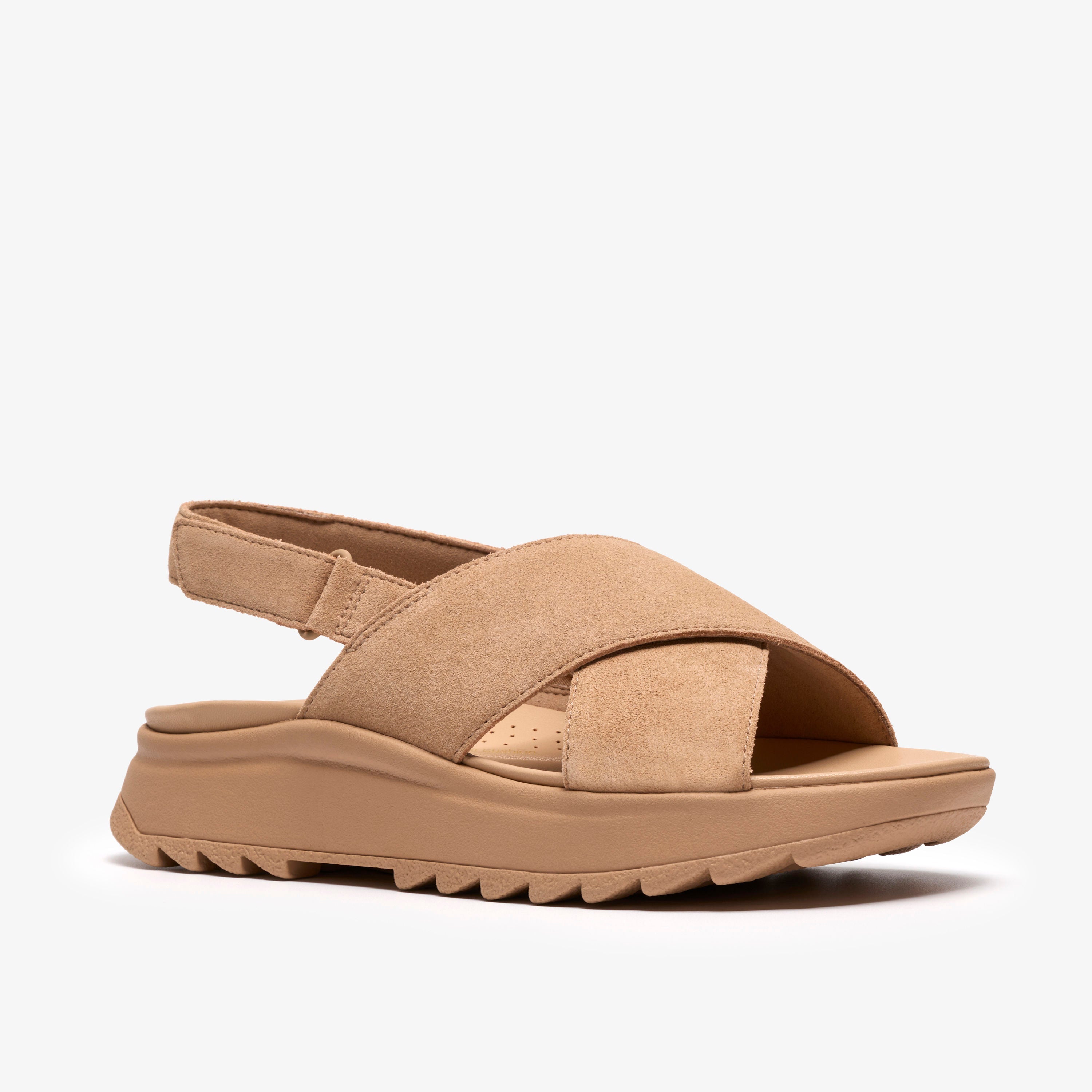 クラークス Clarks DashLite Wish / ダッシュライトウィッシュ (ベージュスエード)の4枚目