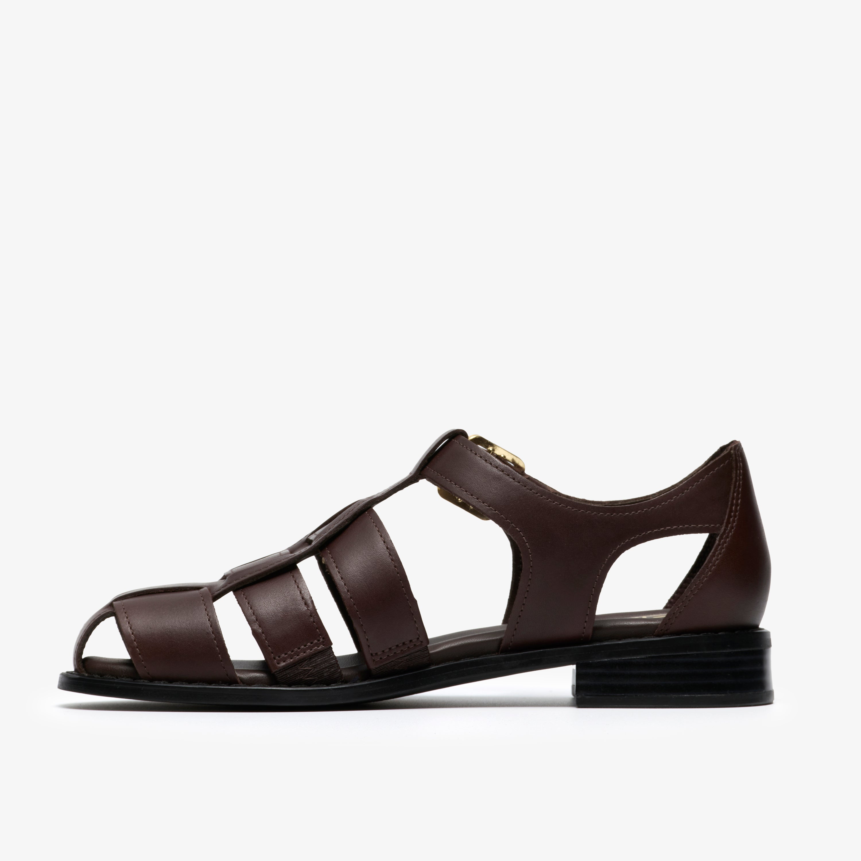 クラークス Clarks Hana Sun / ハナサン (ダークブラウンレザー)の2枚目