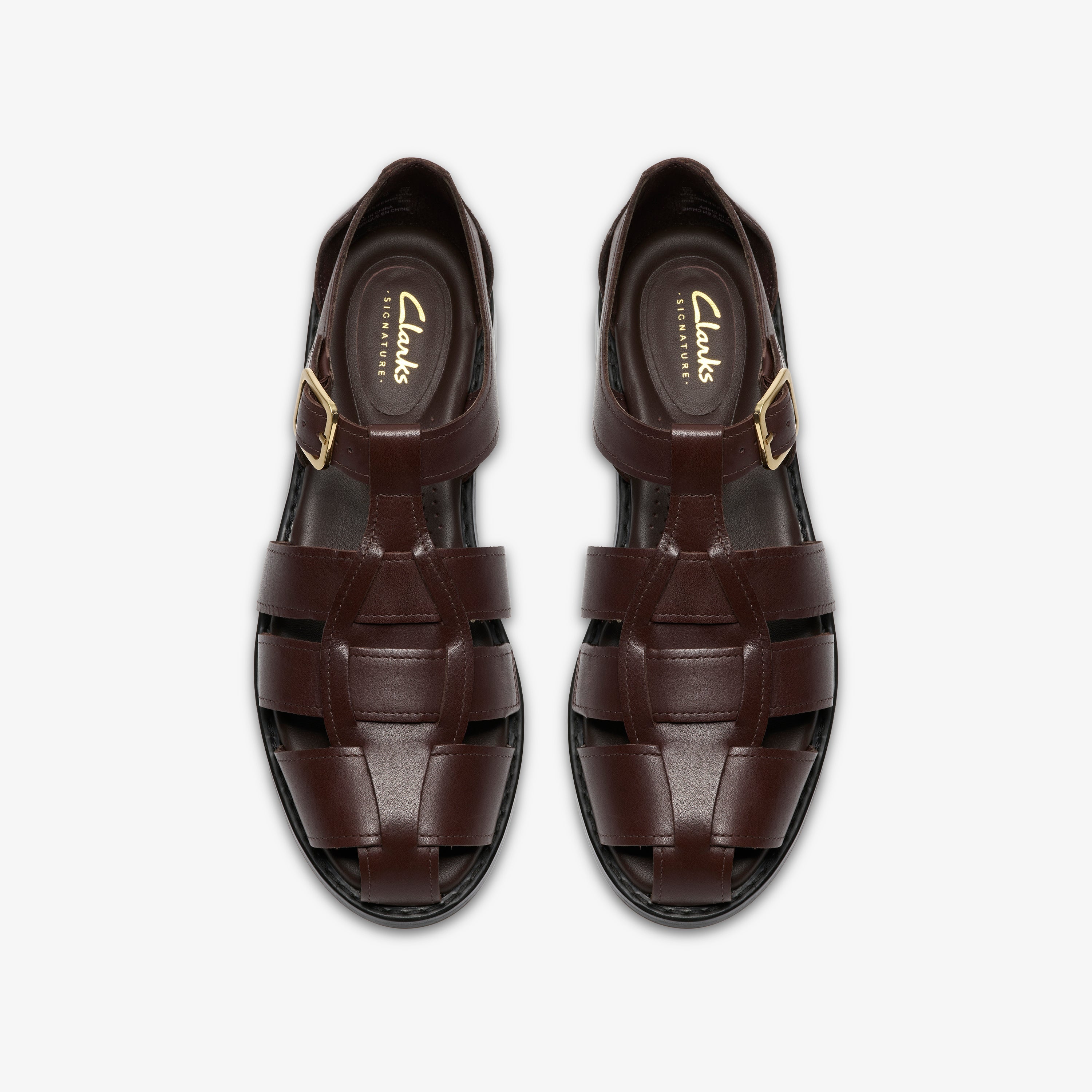 クラークス Clarks Hana Sun / ハナサン (ダークブラウンレザー)の6枚目
