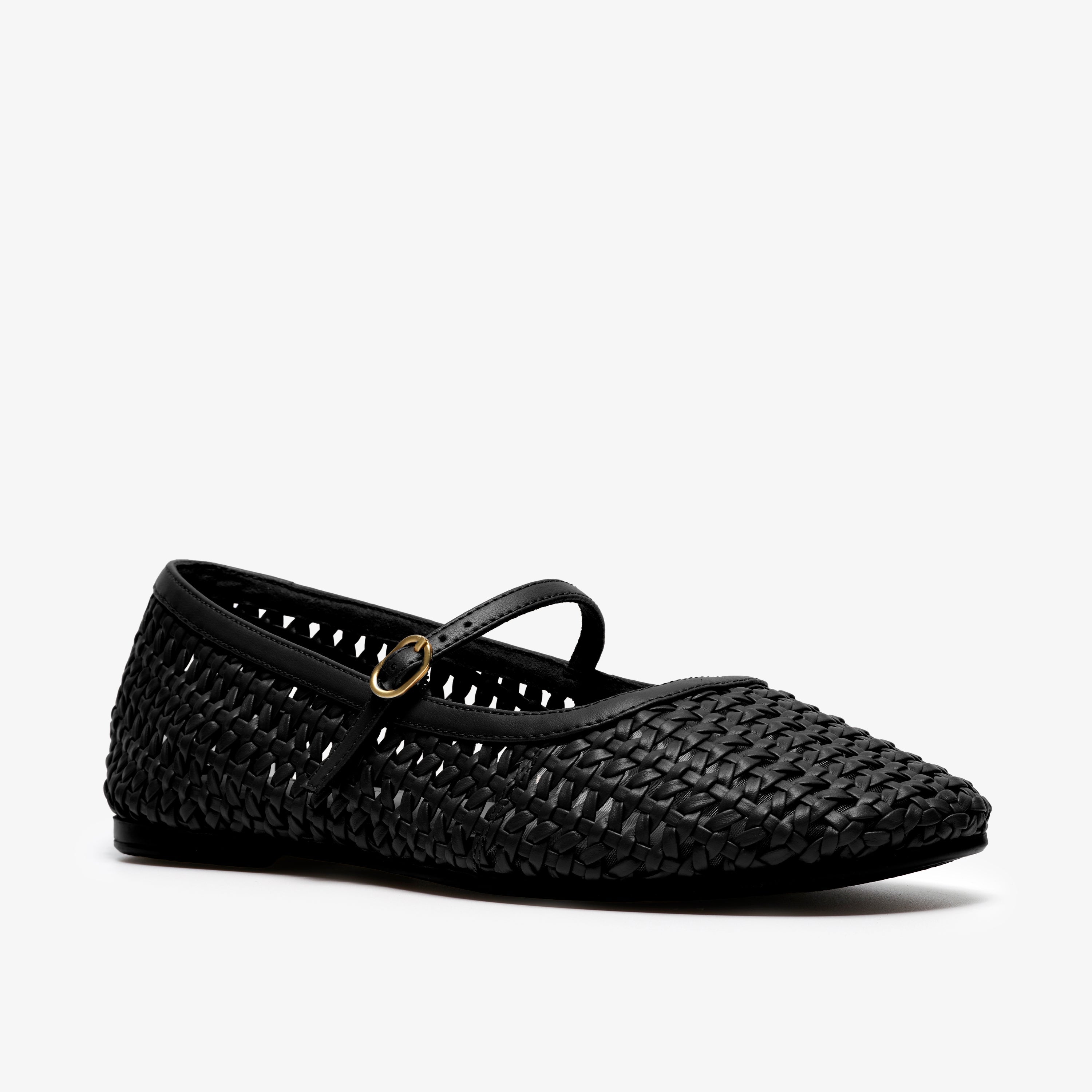 クラークス Clarks Livia Sky / リビアスカイ (ブラックウィーブ)の4枚目
