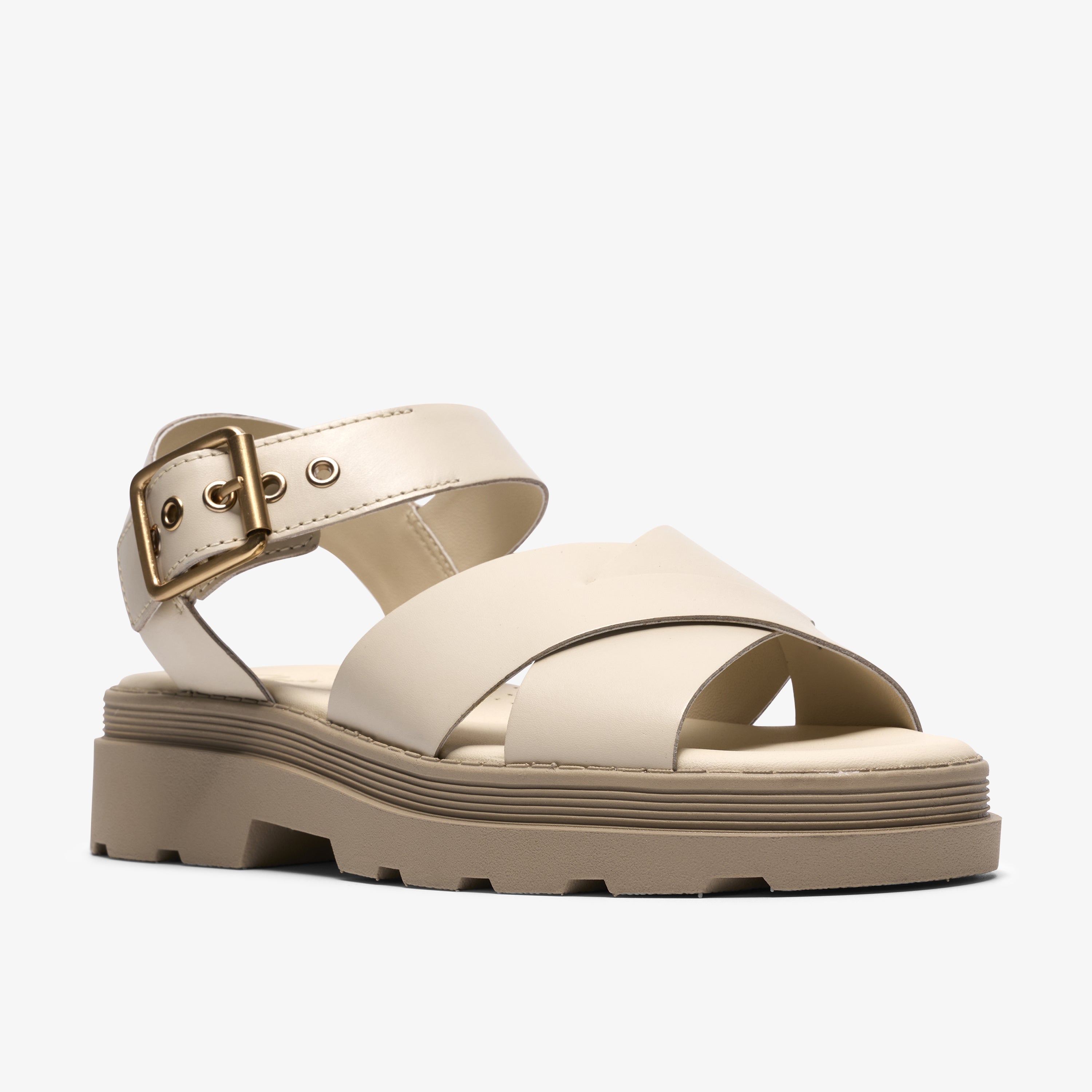 クラークス Clarks Orinoco3 Cross / オリノコ3クロス (クリームレザー)の4枚目