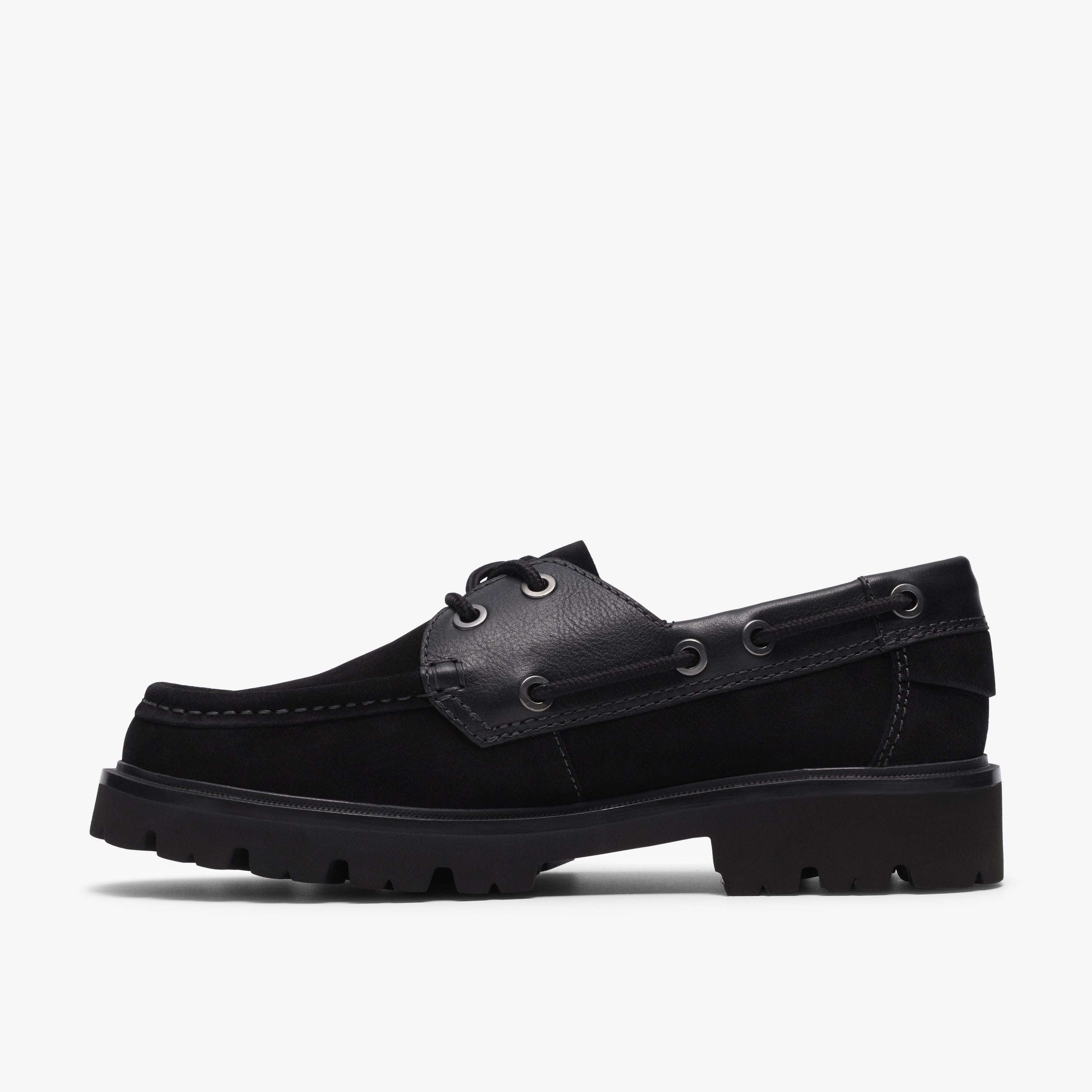 クラークス Clarks Cleyhill Boat / クレイヒルボート (ブラックスエード)の2枚目