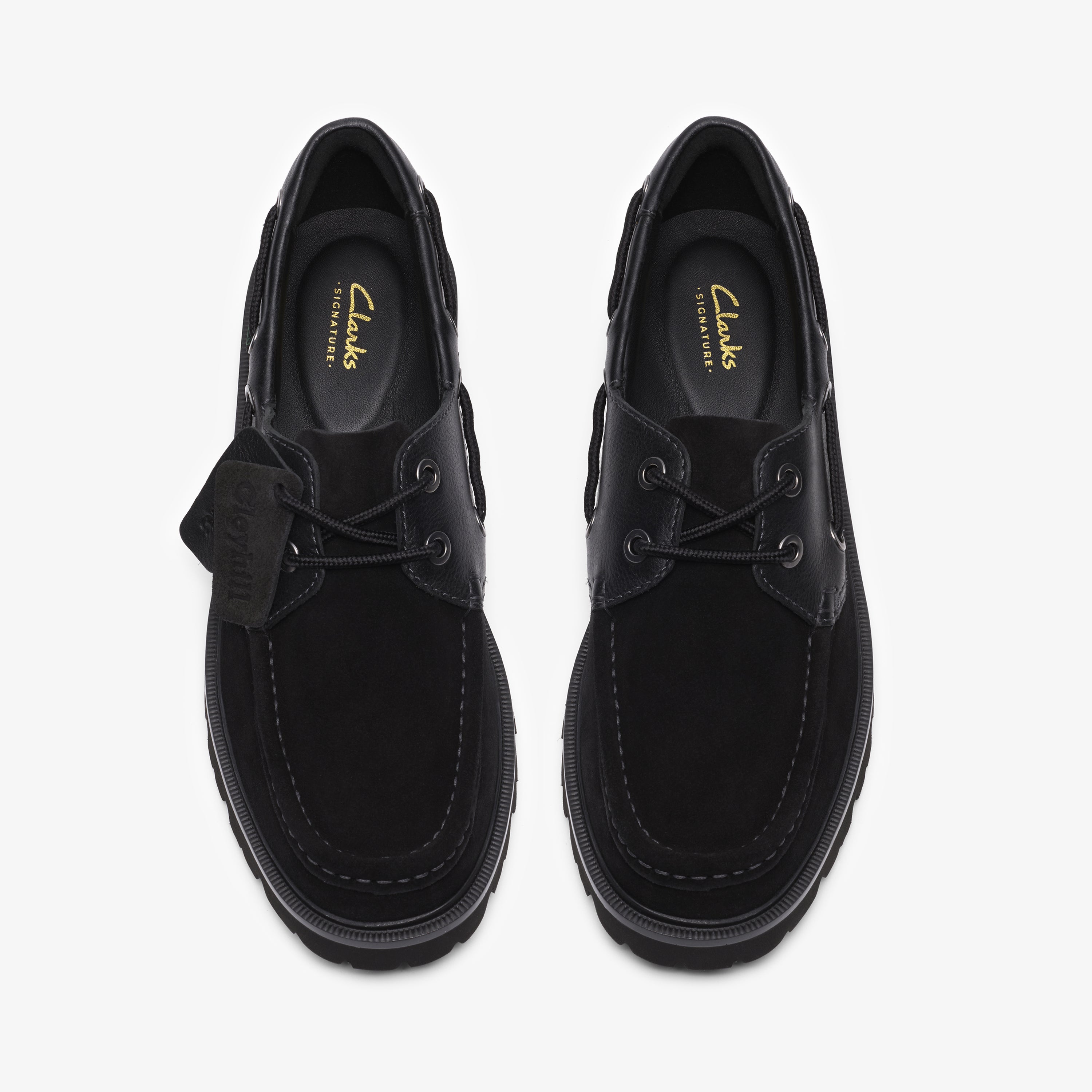 クラークス Clarks Cleyhill Boat / クレイヒルボート (ブラックスエード)の6枚目