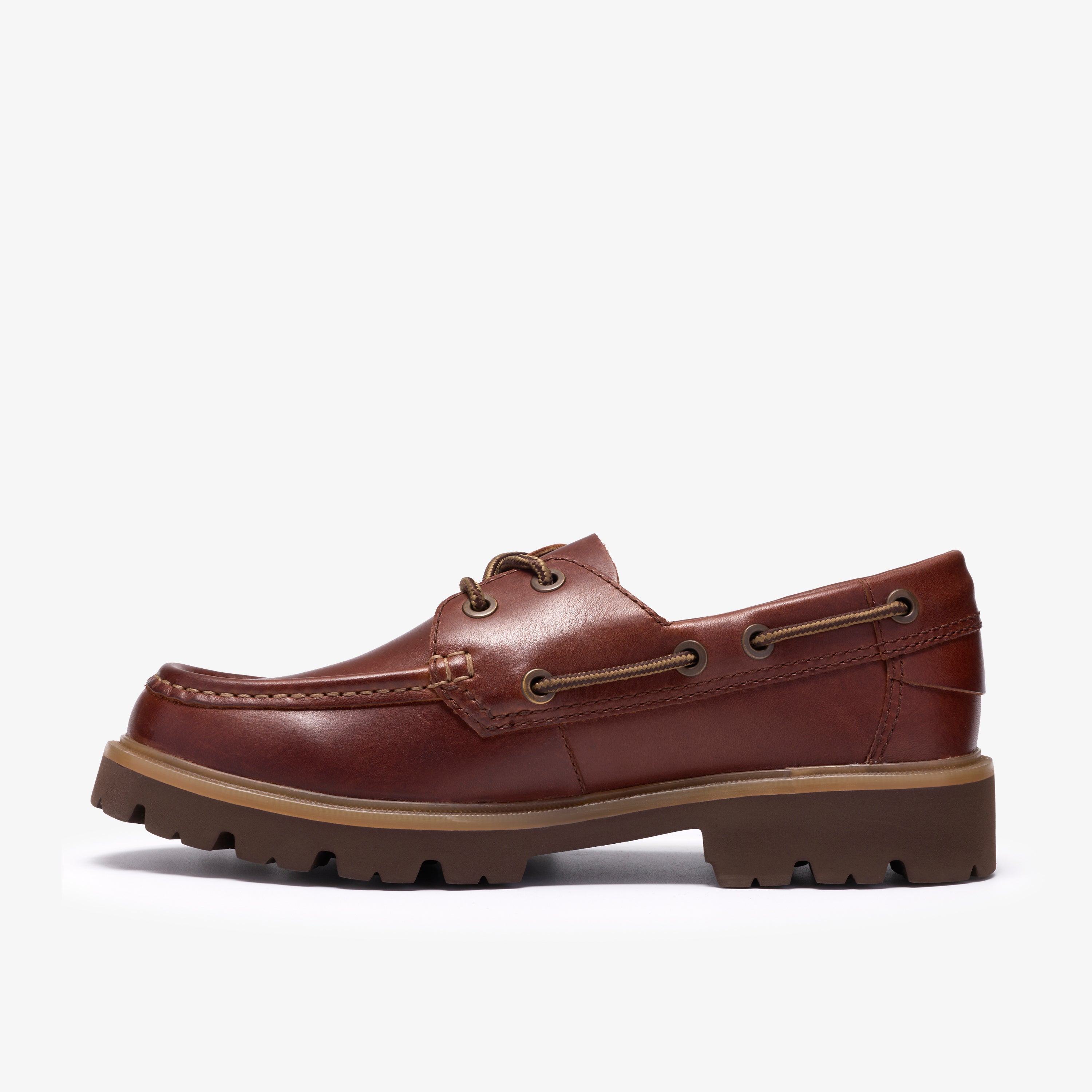 クラークス Clarks Cleyhill Boat / クレイヒルボート (ブラウンレザー)の2枚目