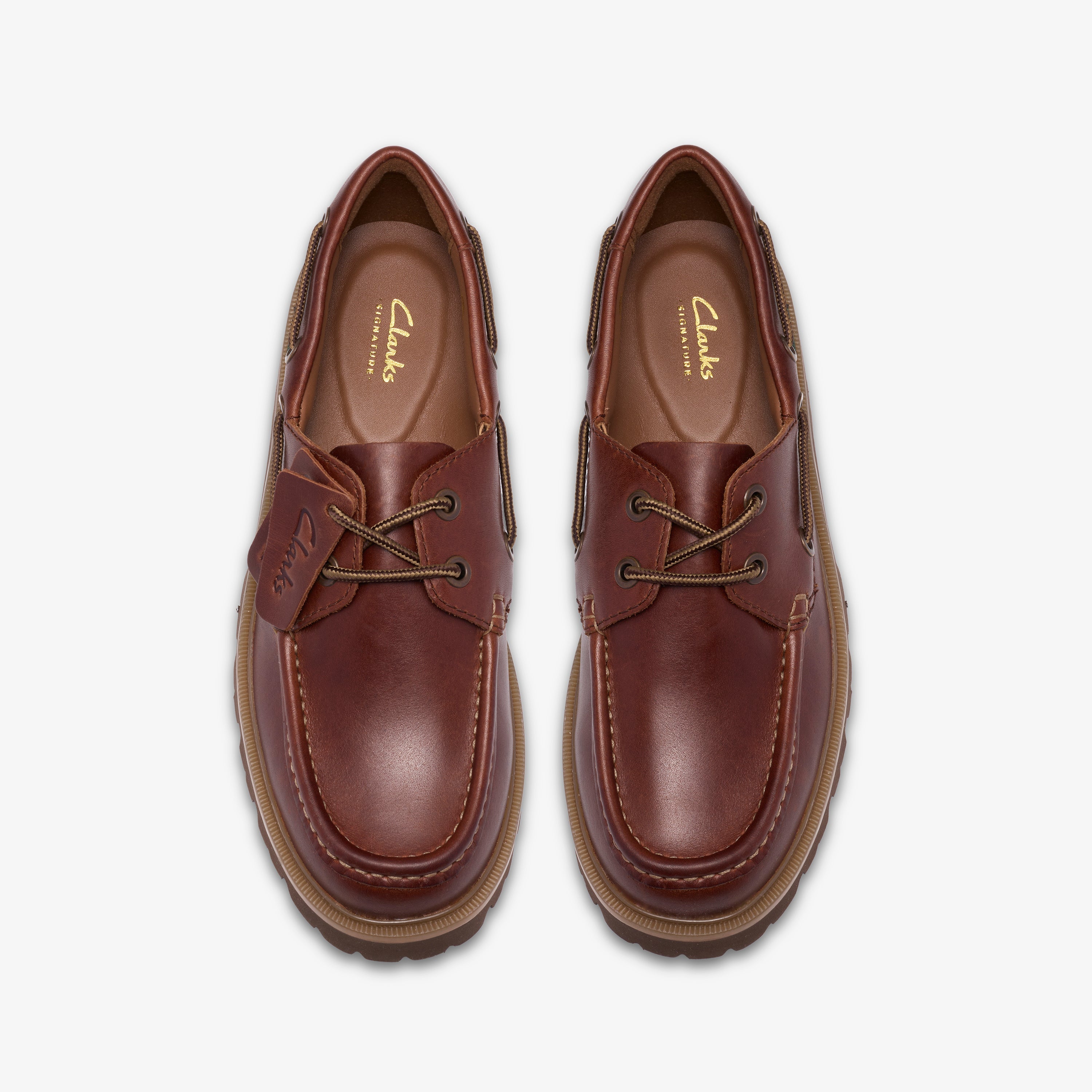 クラークス Clarks Cleyhill Boat / クレイヒルボート (ブラウンレザー)の6枚目