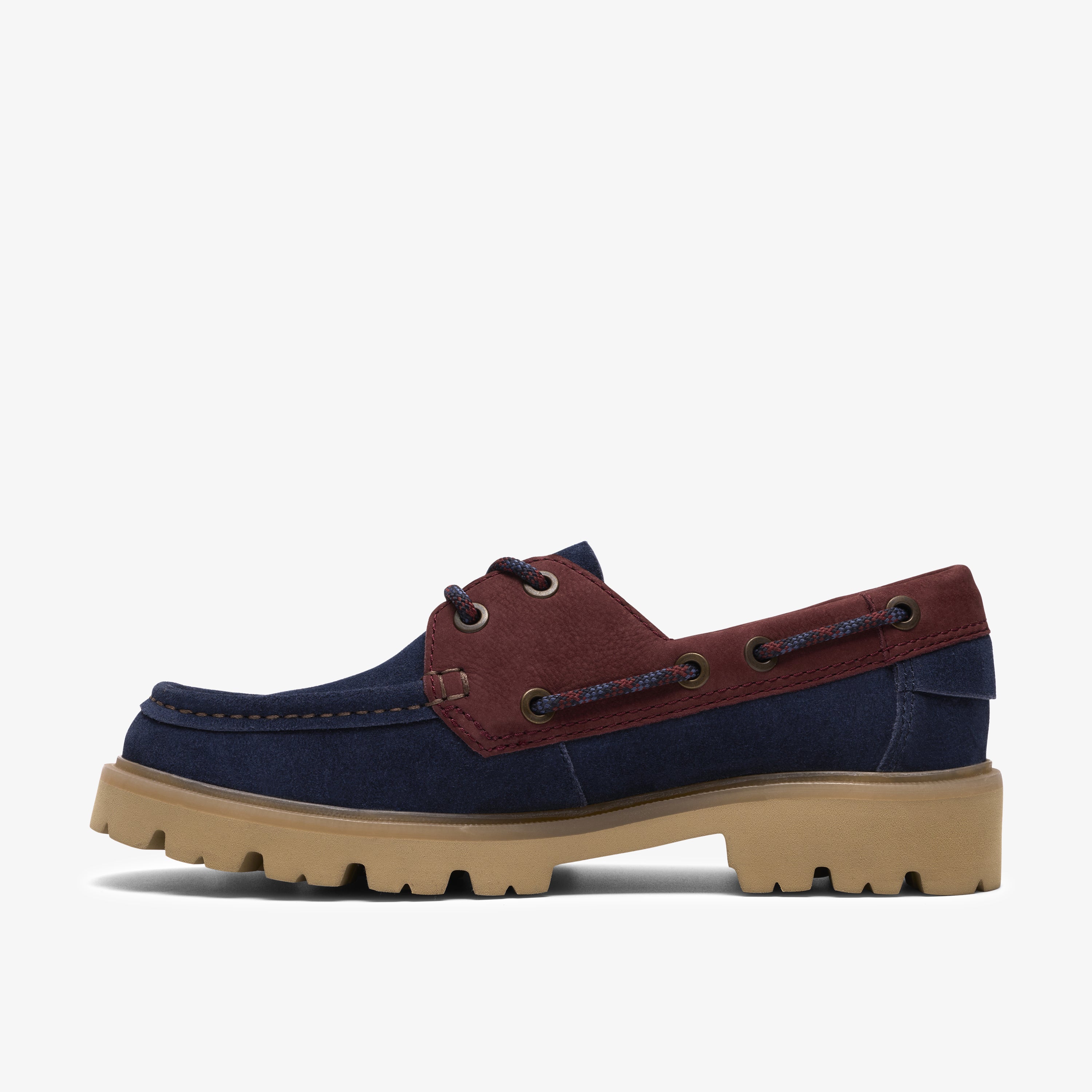 クラークス Clarks Cleyhill Boat / クレイヒルボート (ネイビーコンビ)の2枚目