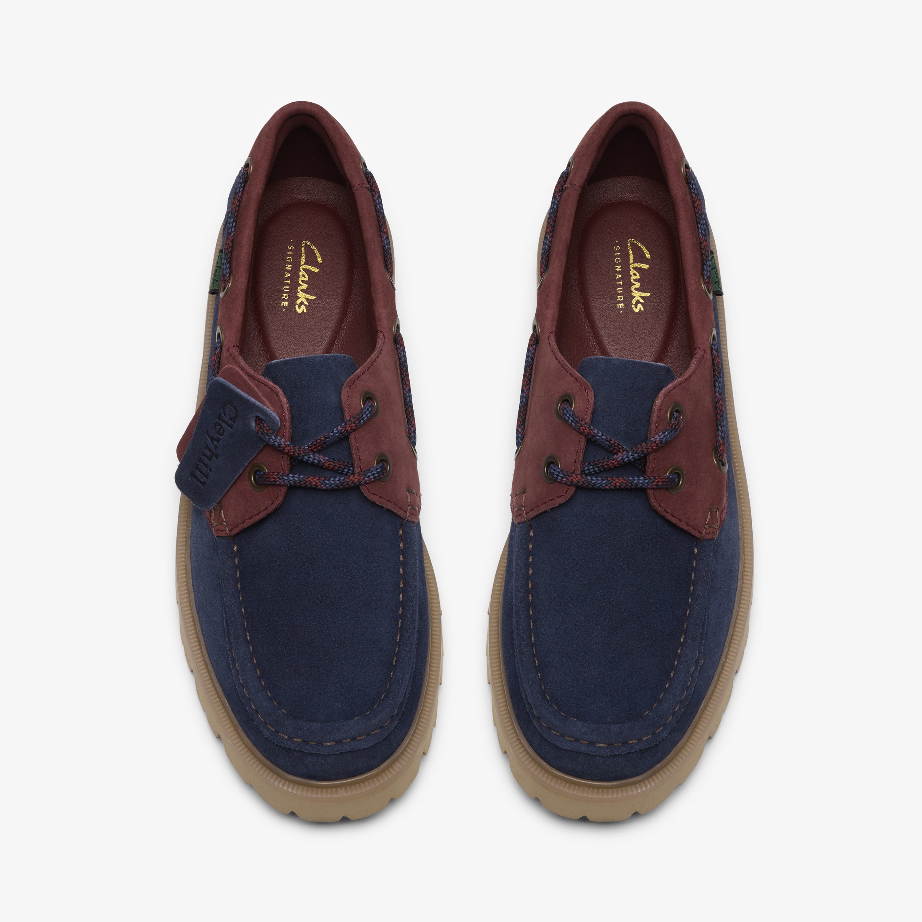 クラークス Clarks Cleyhill Boat / クレイヒルボート (ネイビーコンビ)の6枚目