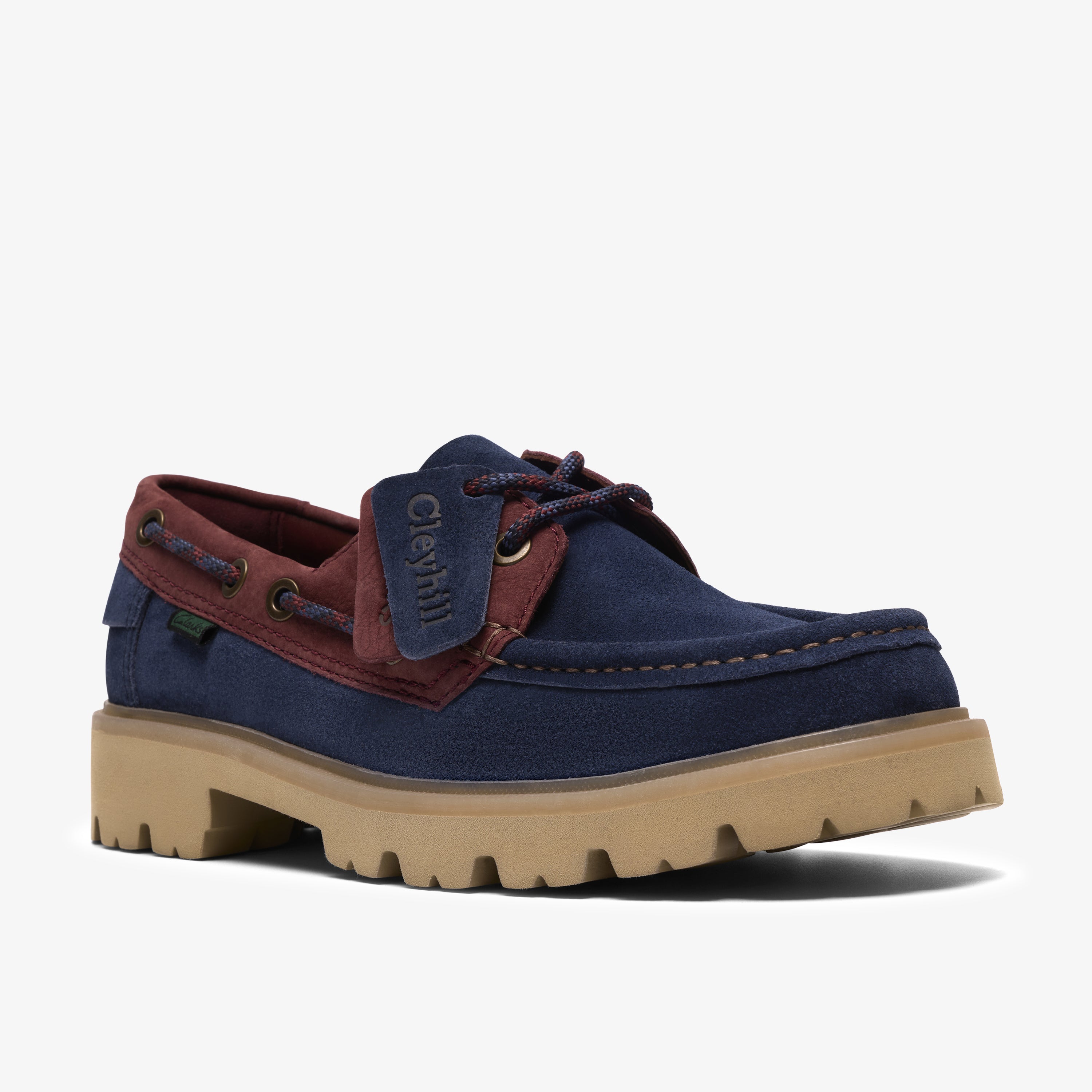 クラークス Clarks Cleyhill Boat / クレイヒルボート (ネイビーコンビ)の7枚目