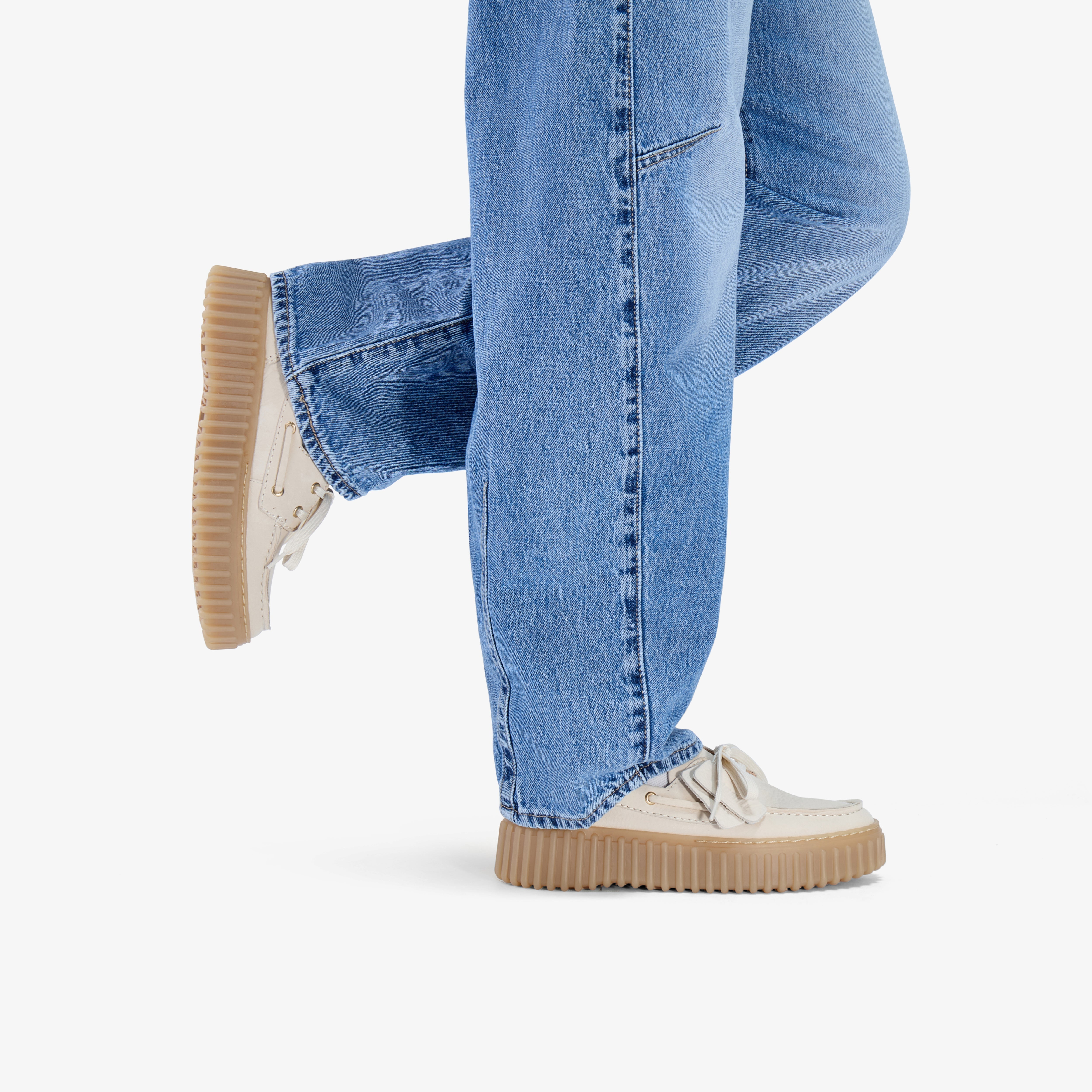 クラークス Clarks Torhill Boat / トーヒルボート (クリームヌバック)の9枚目