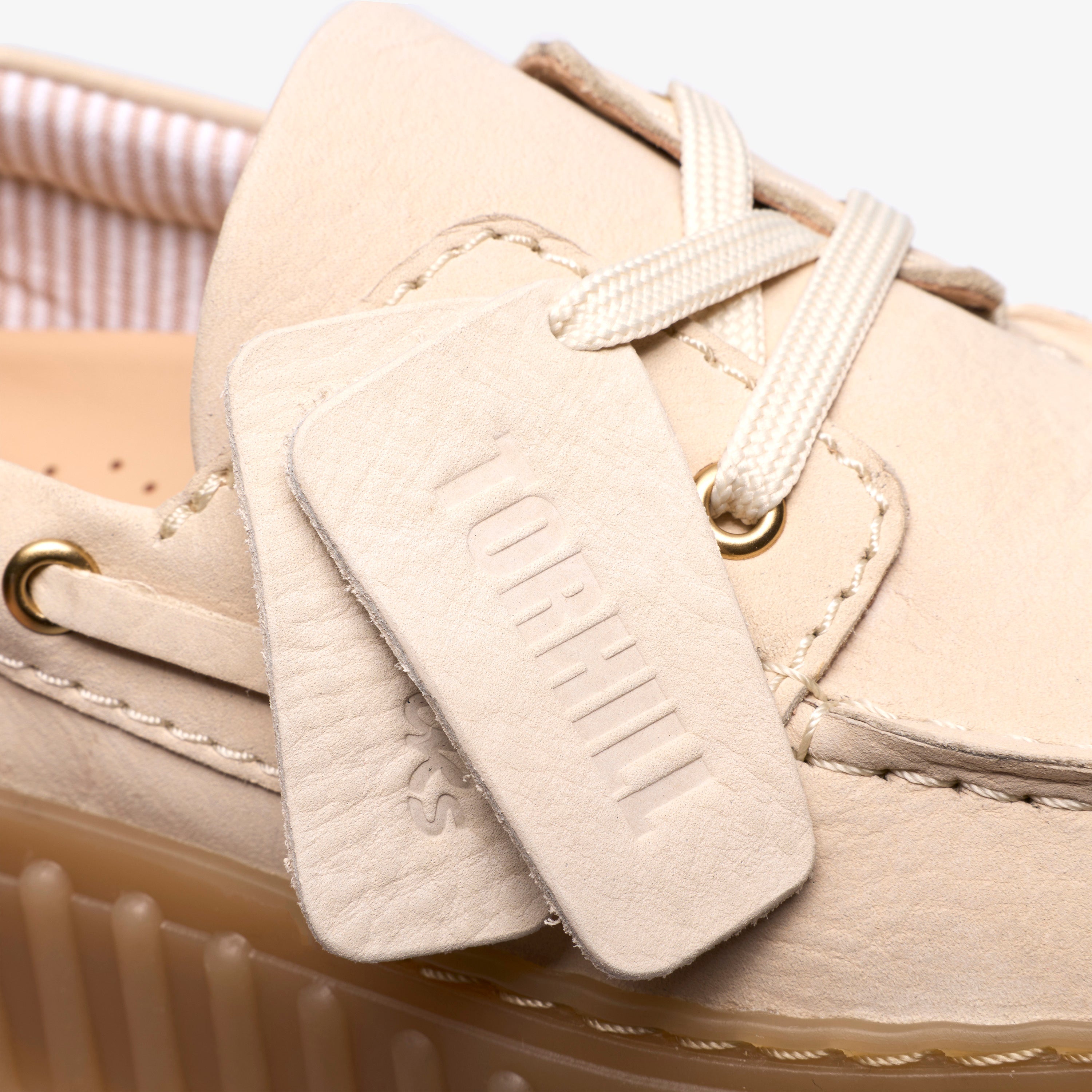 クラークス Clarks Torhill Boat / トーヒルボート (クリームヌバック)の8枚目