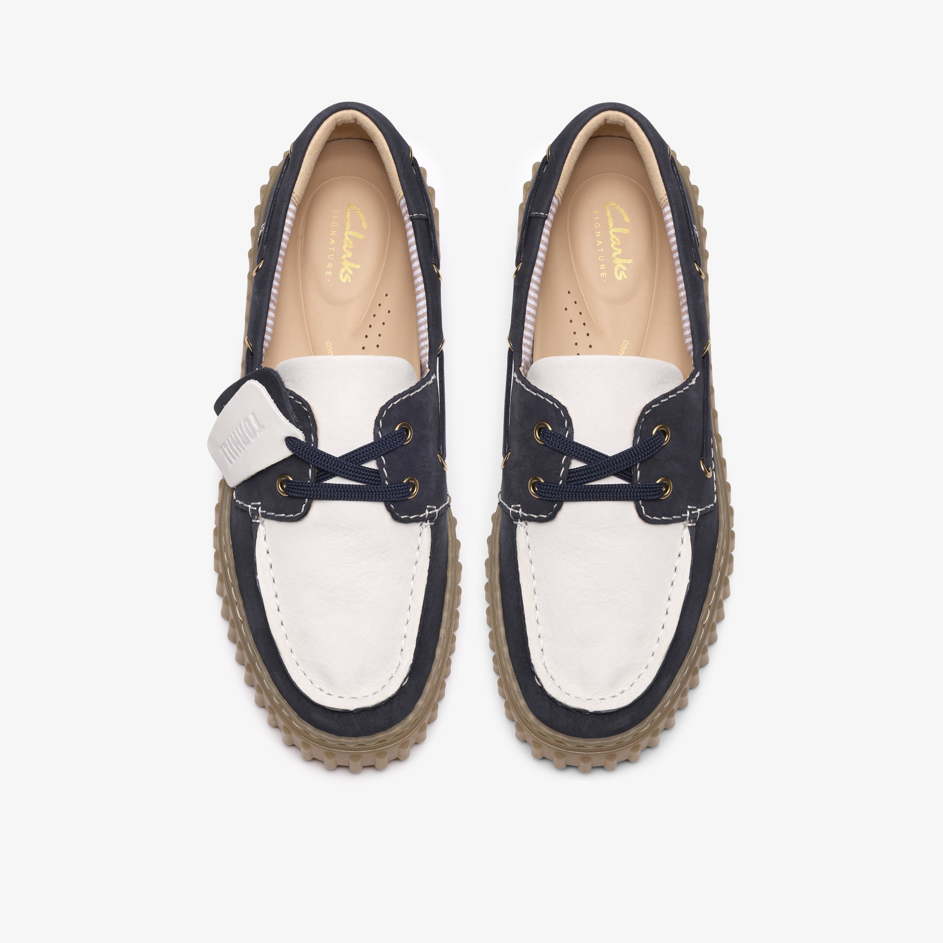 クラークス Clarks Torhill Boat / トーヒルボート (ネイビーコンビ)の6枚目