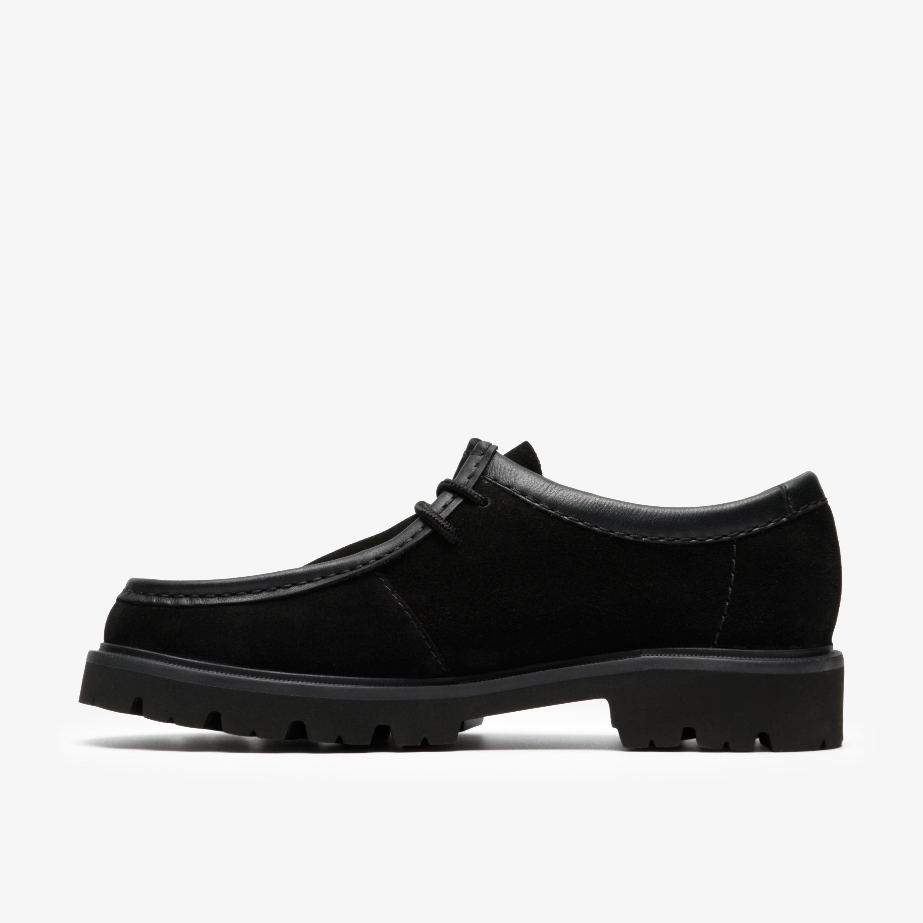 クラークス Clarks Cleyhill Seam / クレイヒルシーム (ブラックスエード)の2枚目