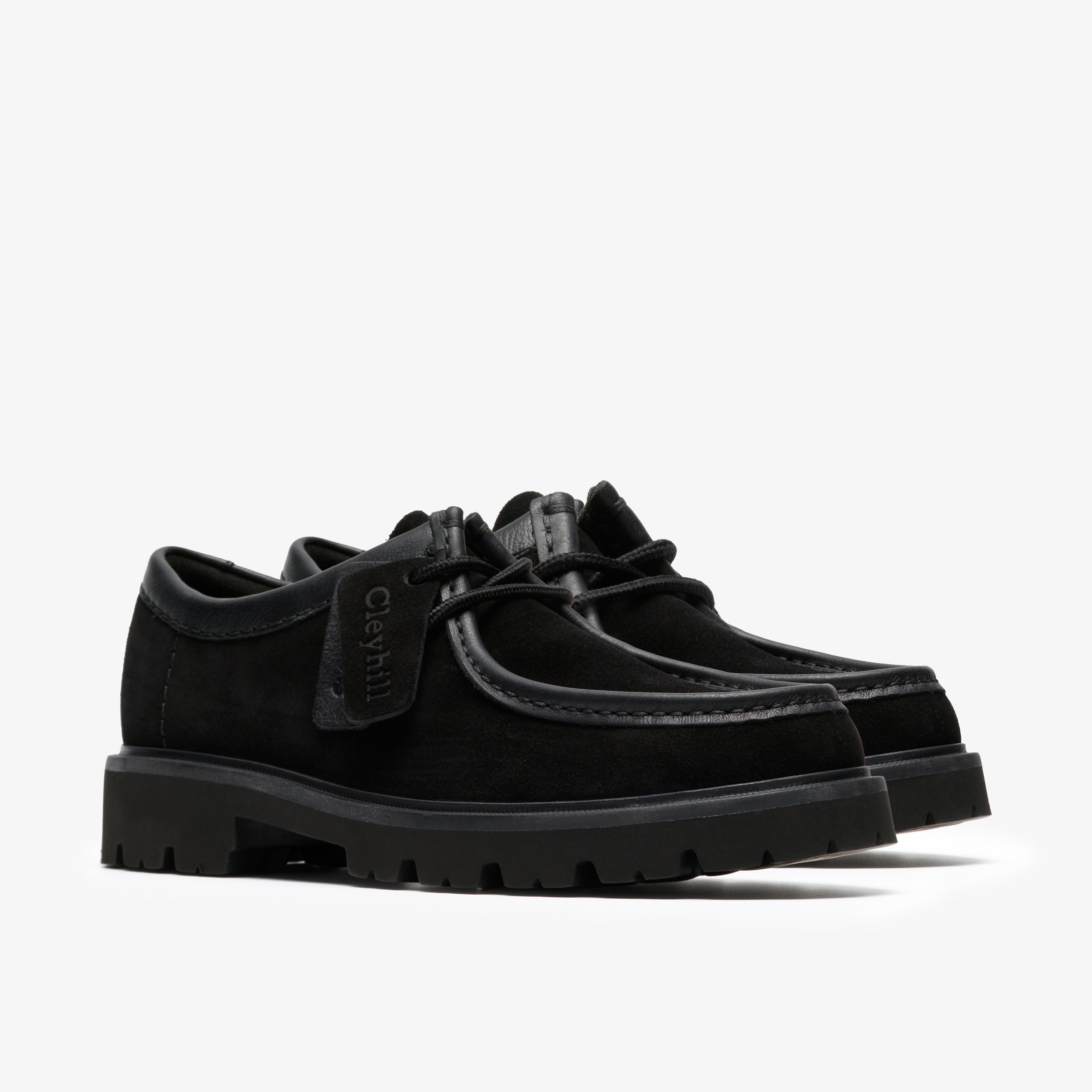 クラークス Clarks Cleyhill Seam / クレイヒルシーム (ブラックスエード)の4枚目