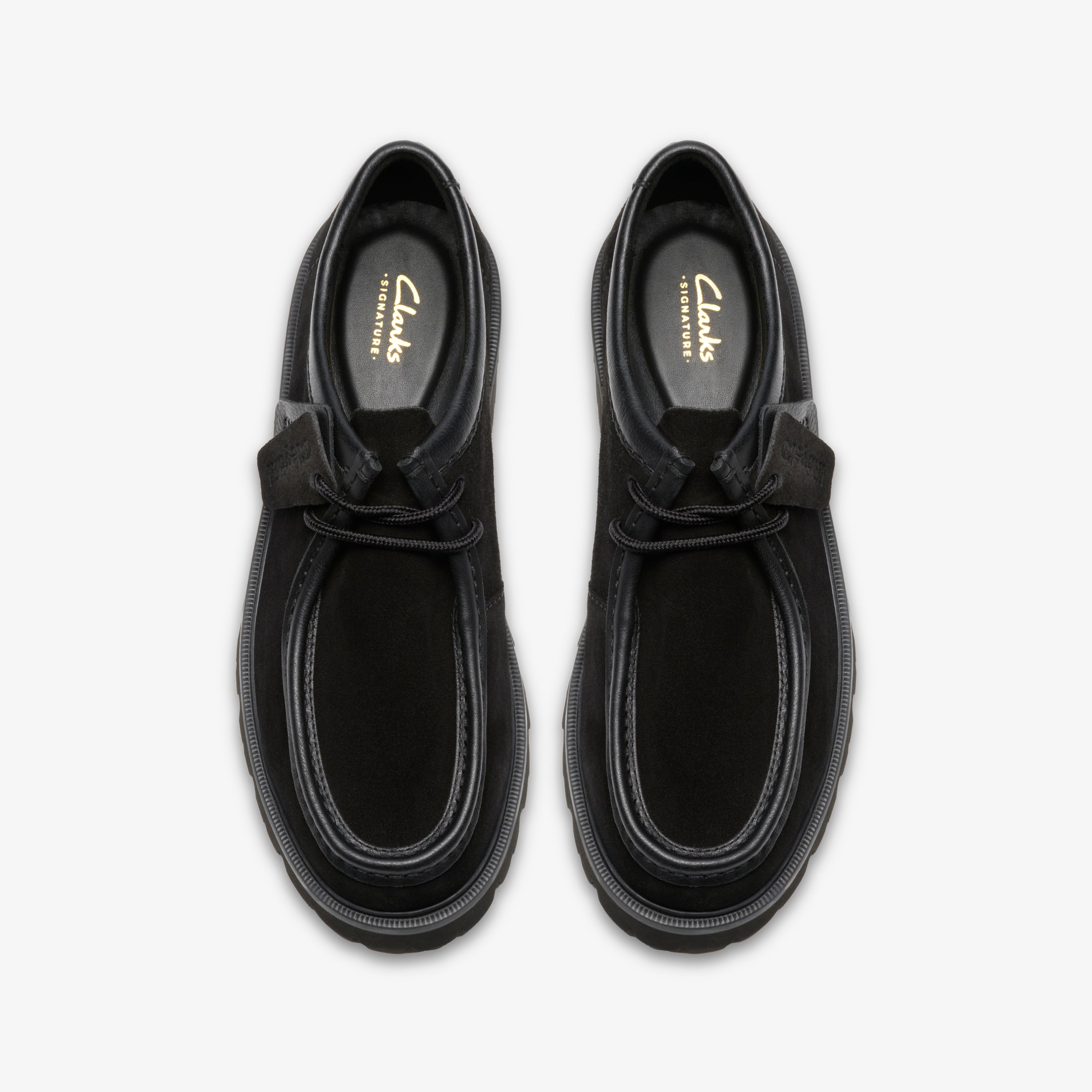 クラークス Clarks Cleyhill Seam / クレイヒルシーム (ブラックスエード)の6枚目