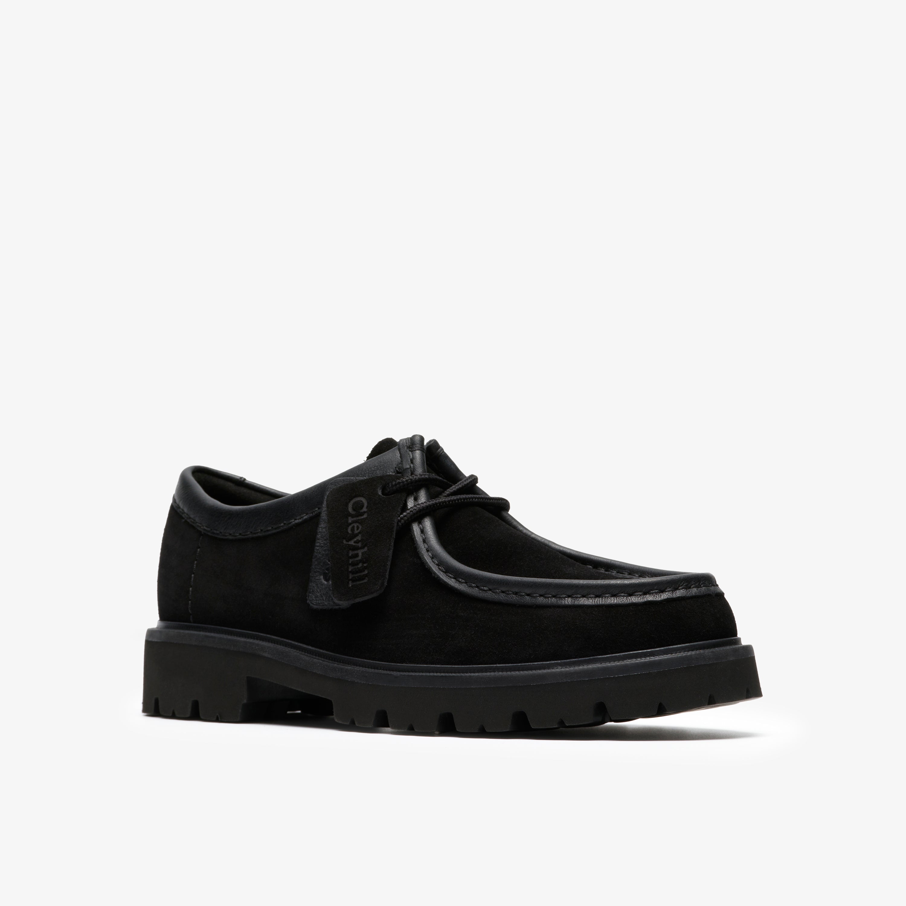 クラークス Clarks Cleyhill Seam / クレイヒルシーム (ブラックスエード)の7枚目