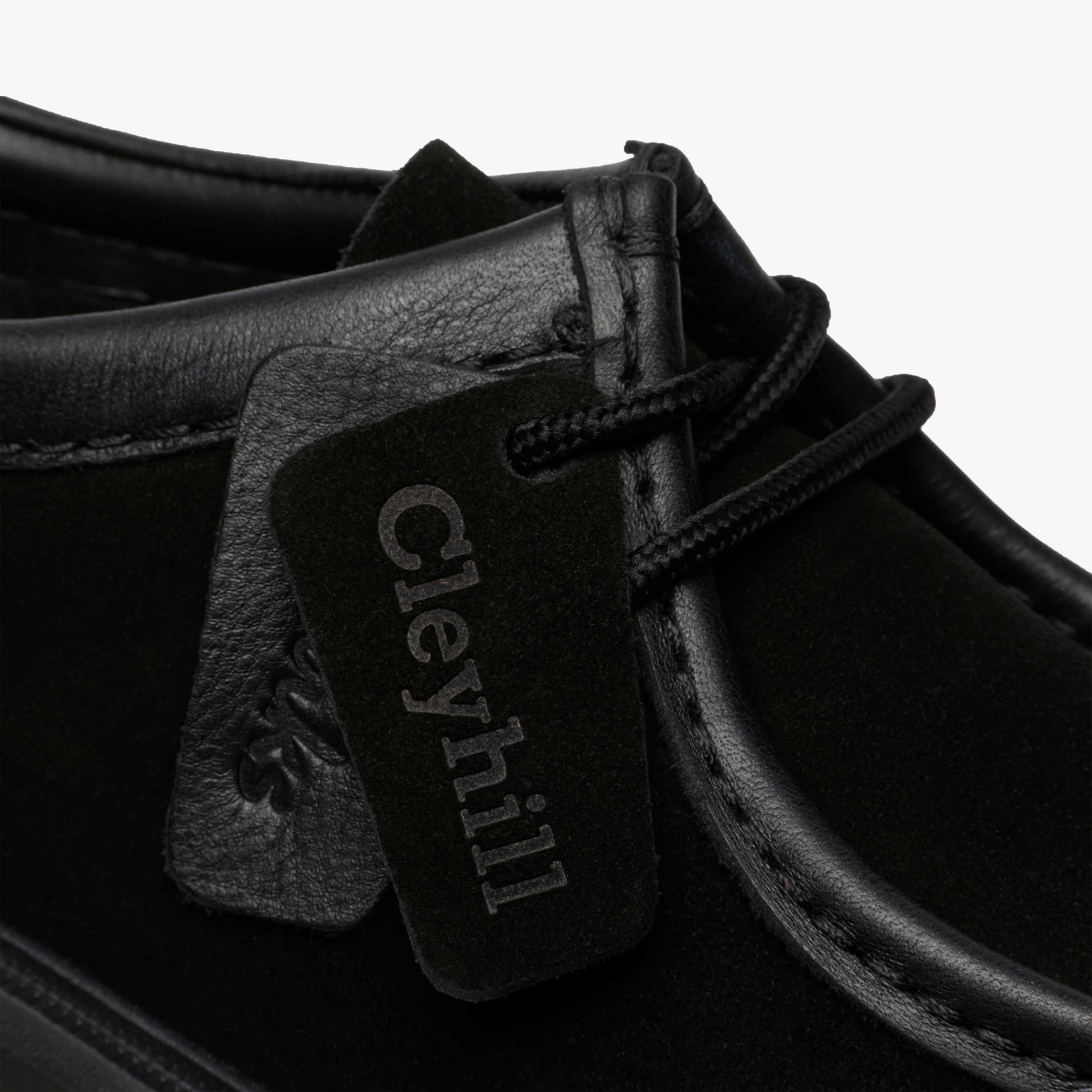 クラークス Clarks Cleyhill Seam / クレイヒルシーム (ブラックスエード)の8枚目