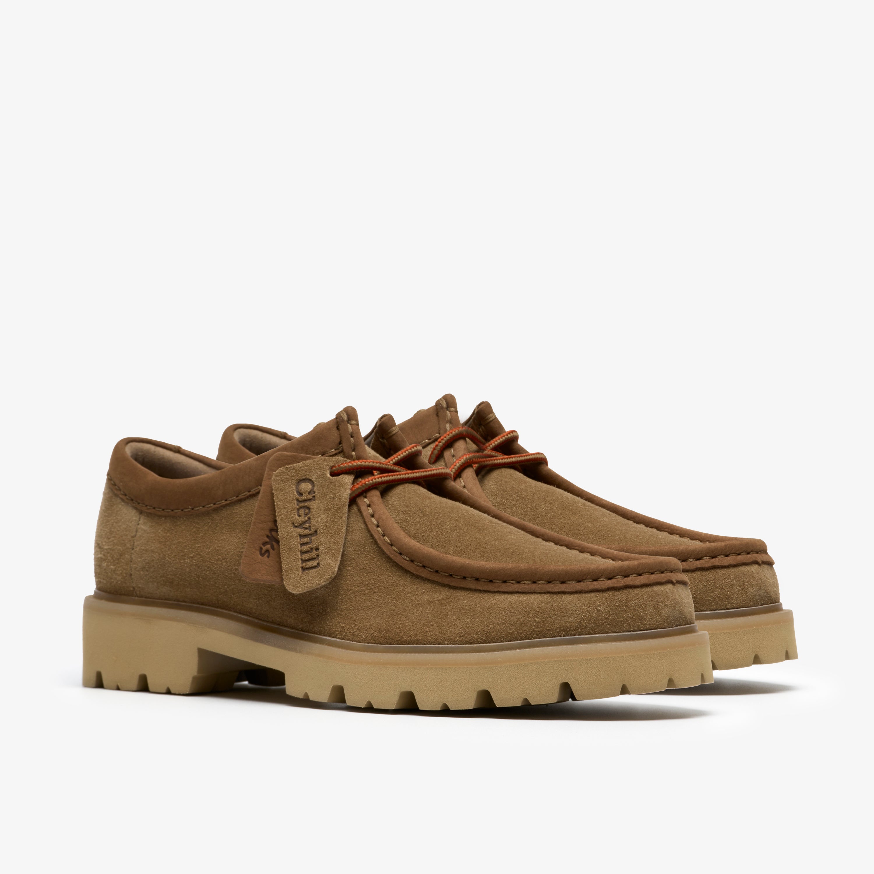 クラークス Clarks Cleyhill Seam / クレイヒルシーム (ダークサンドスエード)の4枚目