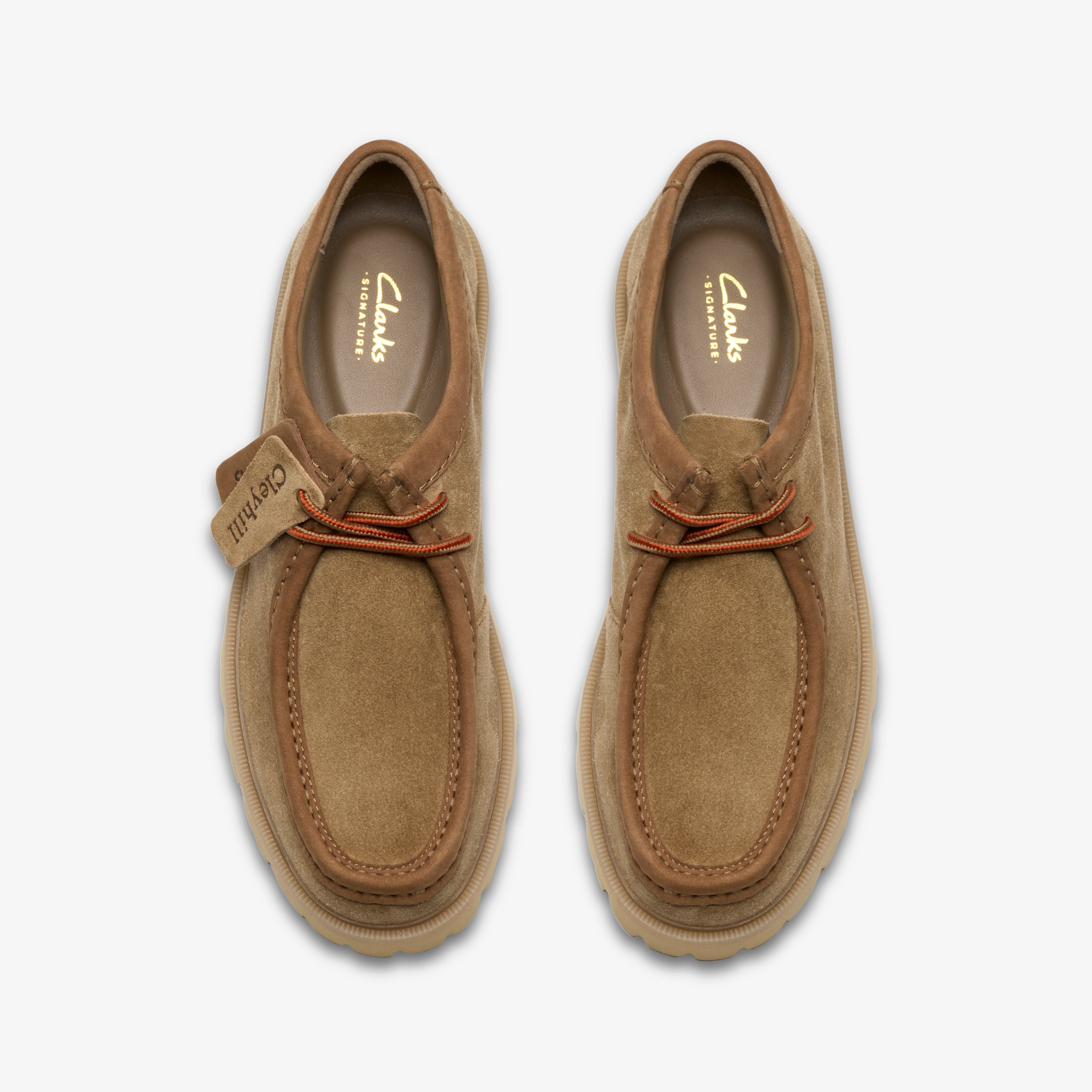 クラークス Clarks Cleyhill Seam / クレイヒルシーム (ダークサンドスエード)の6枚目