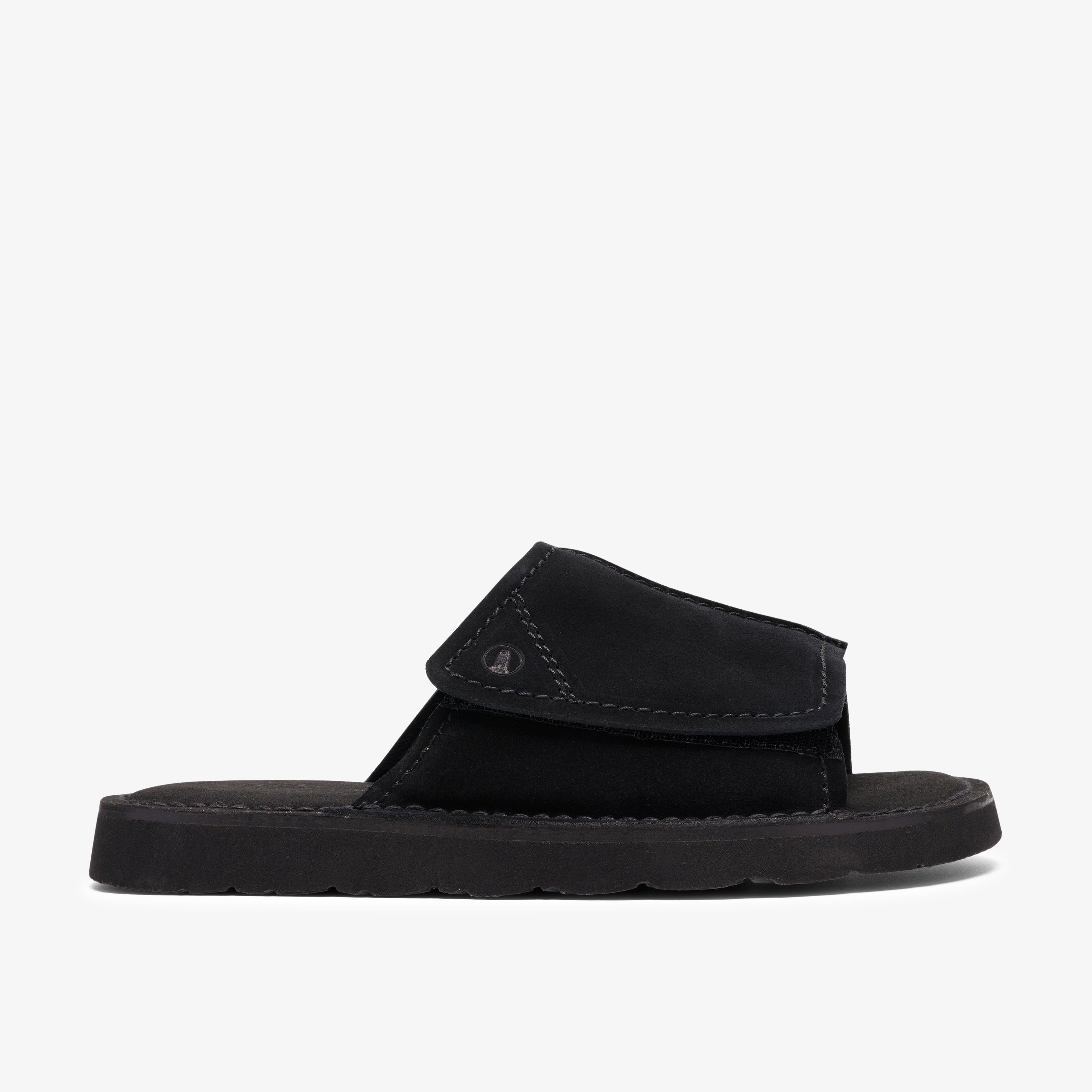 クラークス Clarks Solsbury Slide / ソルスブリースライド (ブラックスエード)の1枚目