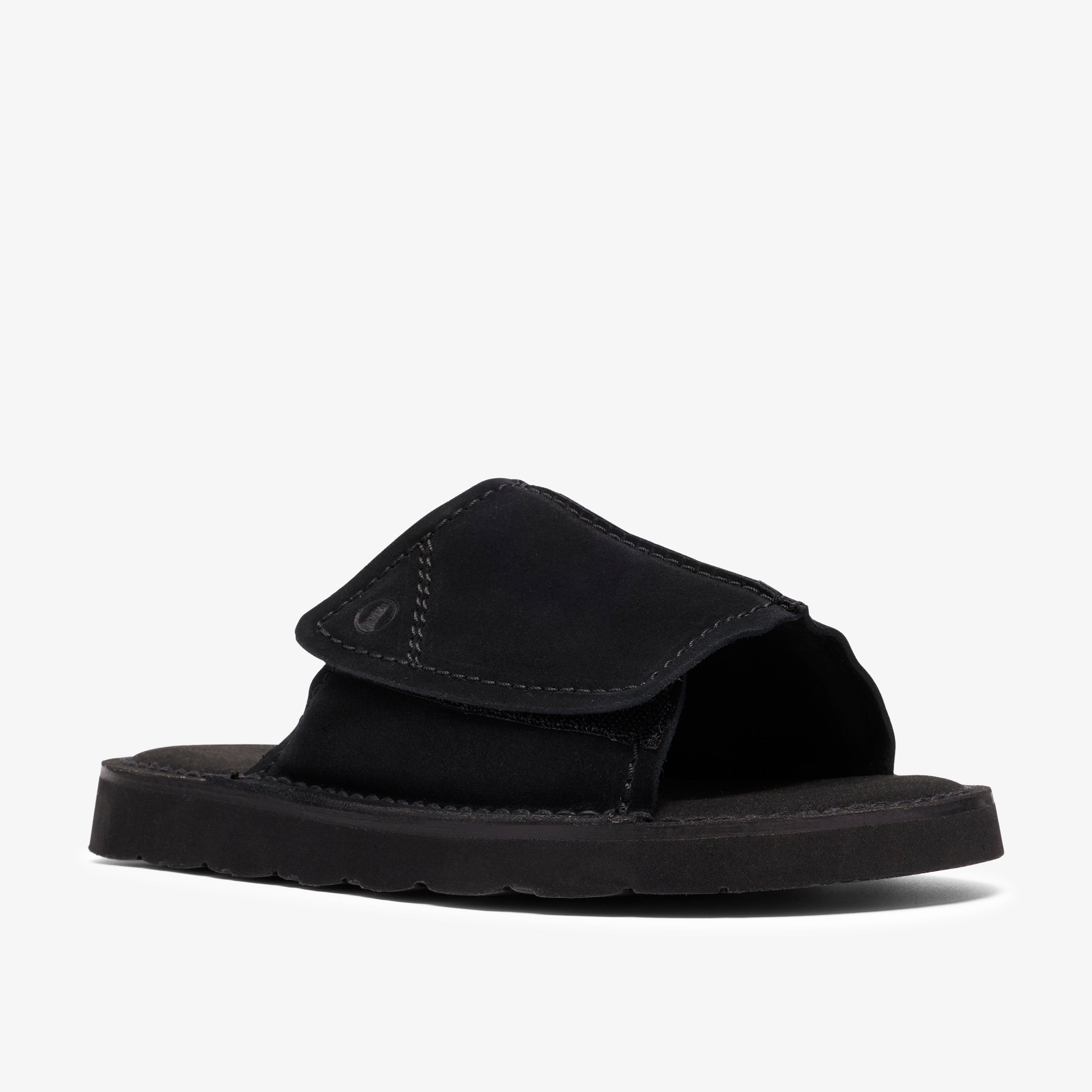 クラークス Clarks Solsbury Slide / ソルスブリースライド (ブラックスエード)の4枚目