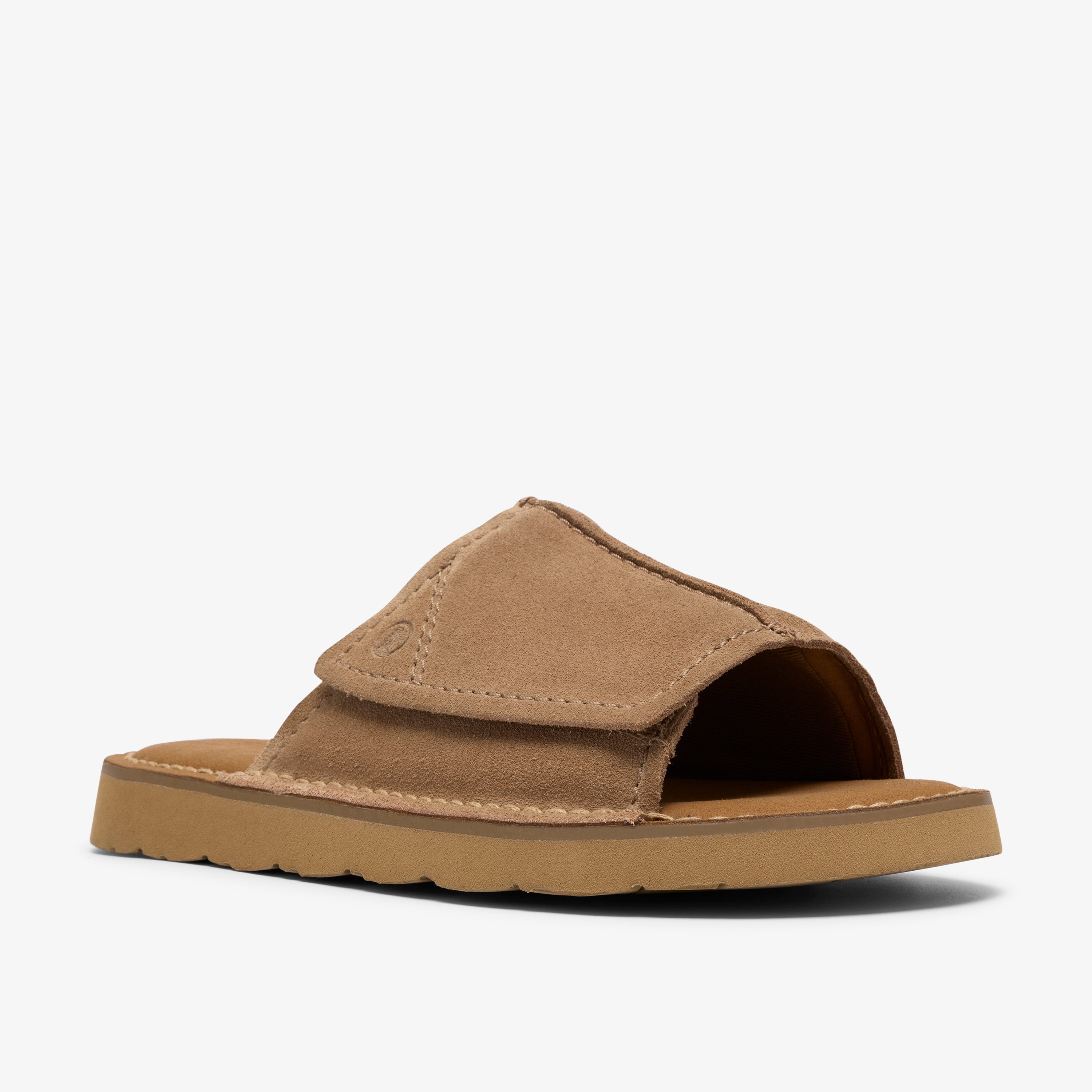 クラークス Clarks Solsbury Slide / ソルスブリースライド (ダークサンドスエード)の4枚目