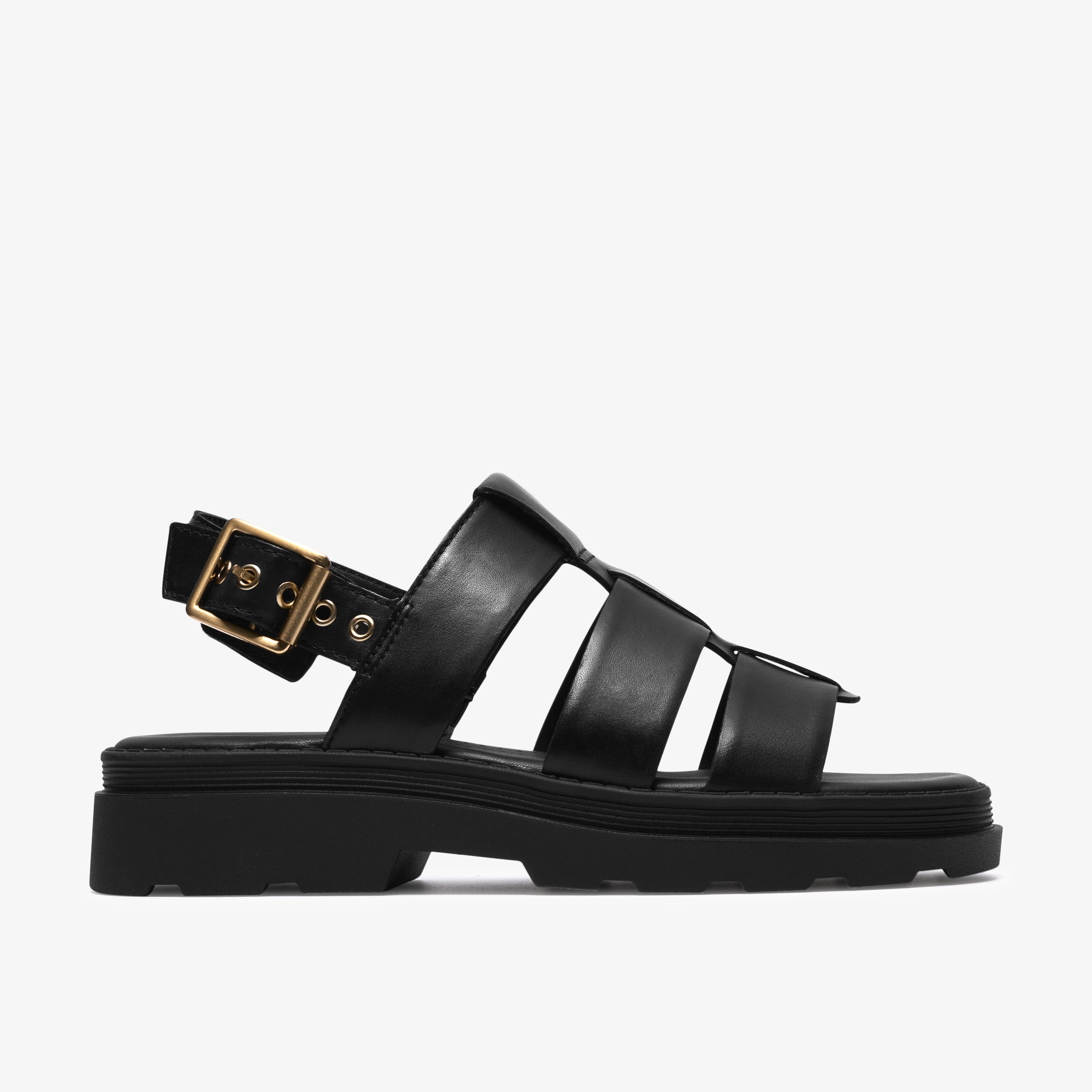 クラークス Clarks Orinoco3 Strap / オリノコ3ストラップ (ブラックレザー)の1枚目