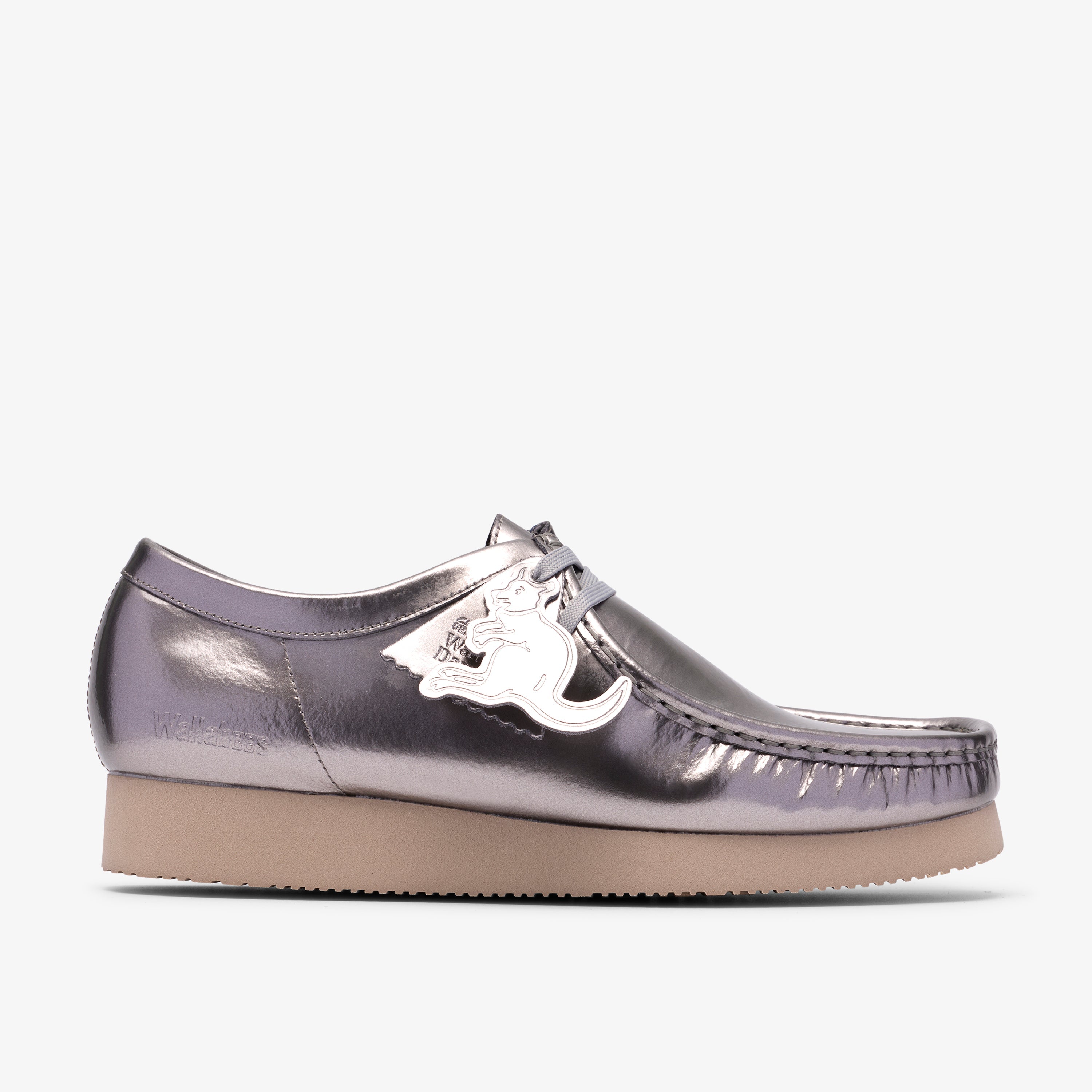 クラークス Clarks Wallabee 2604 / メンズワラビー2604 (シルバーパテント)の1枚目