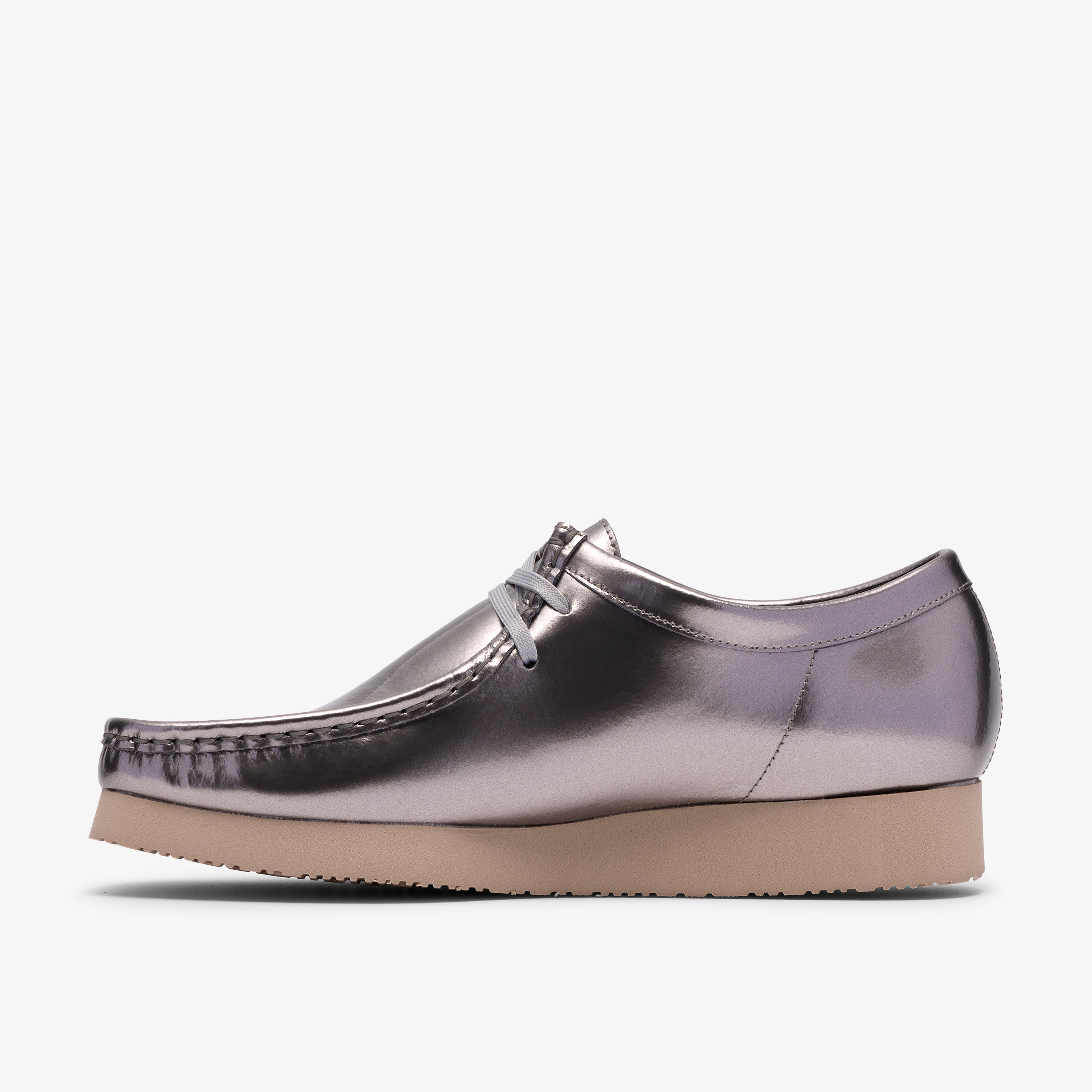 クラークス Clarks Wallabee 2604 / メンズワラビー2604 (シルバーパテント)の2枚目