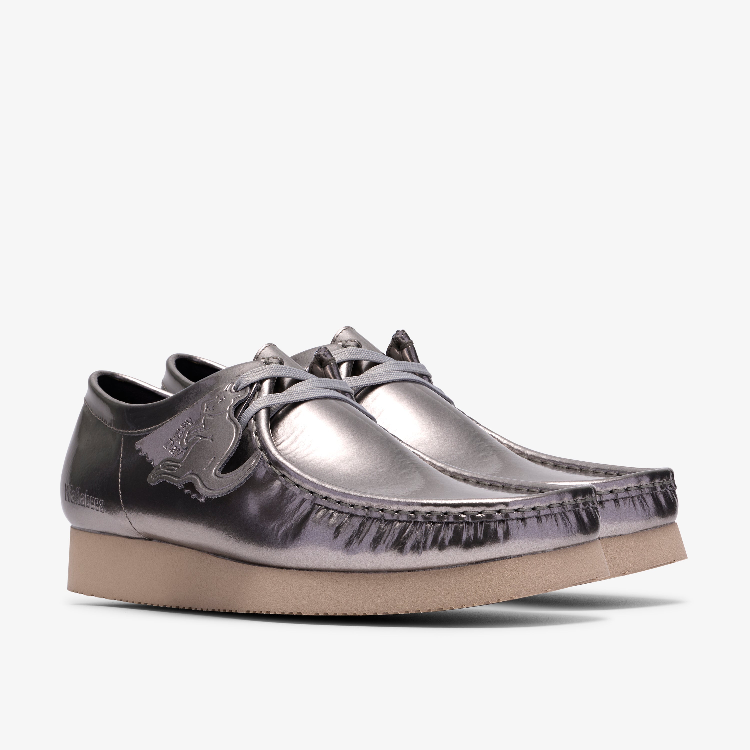クラークス Clarks Wallabee 2604 / メンズワラビー2604 (シルバーパテント)の4枚目