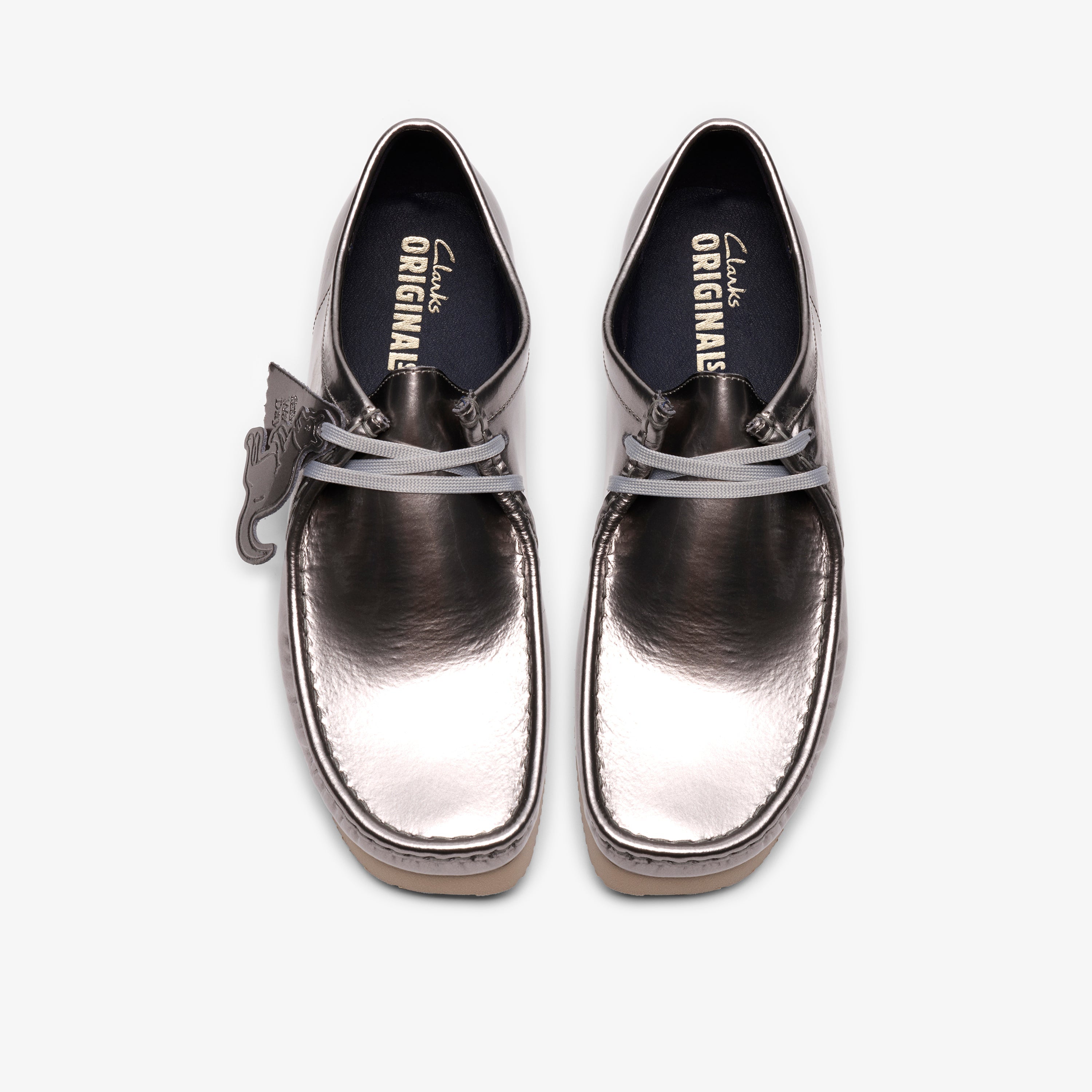 クラークス Clarks Wallabee 2604 / メンズワラビー2604 (シルバーパテント)の6枚目