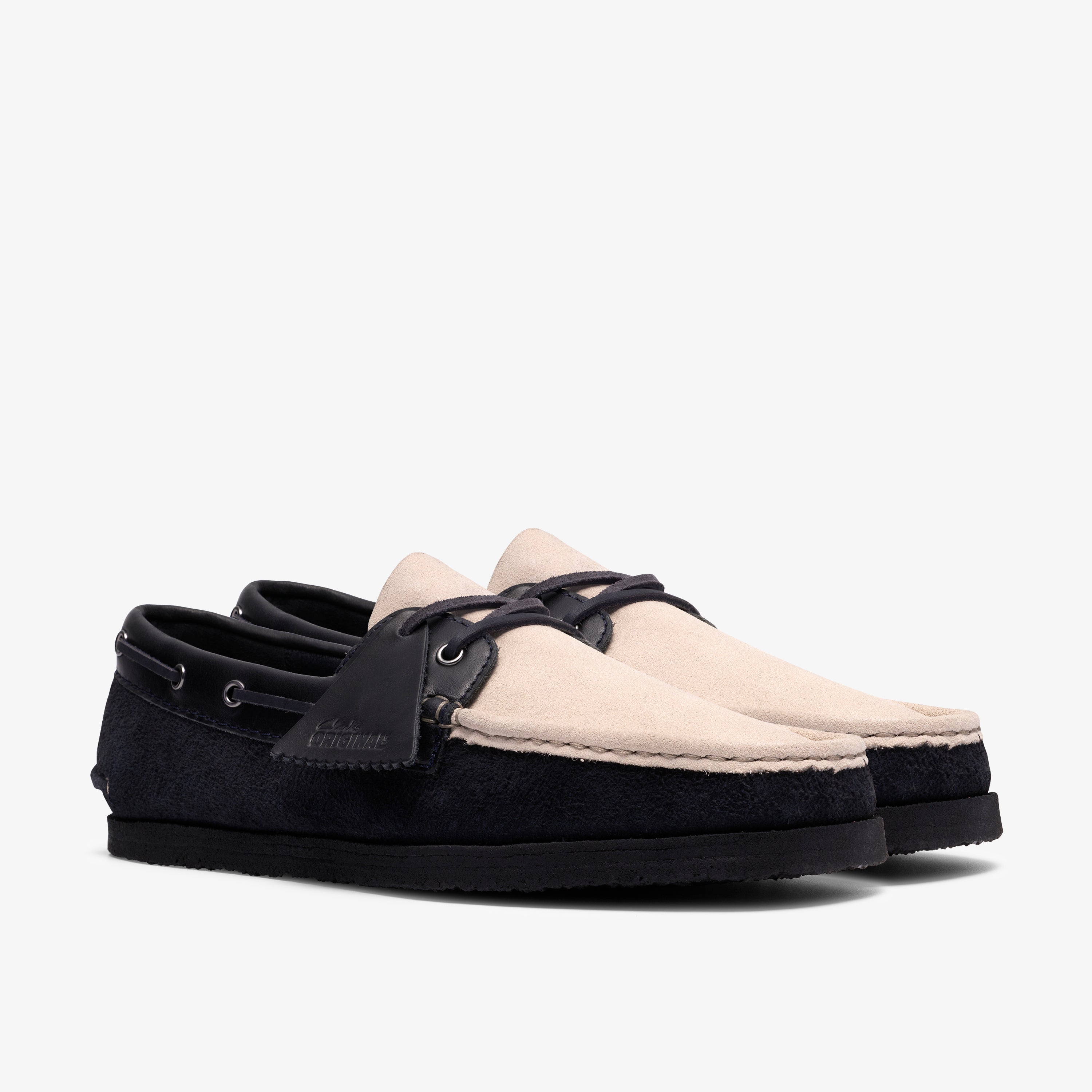 クラークス Clarks Godney Boat / ゴドニーボート (ネイビーコンビ)の4枚目