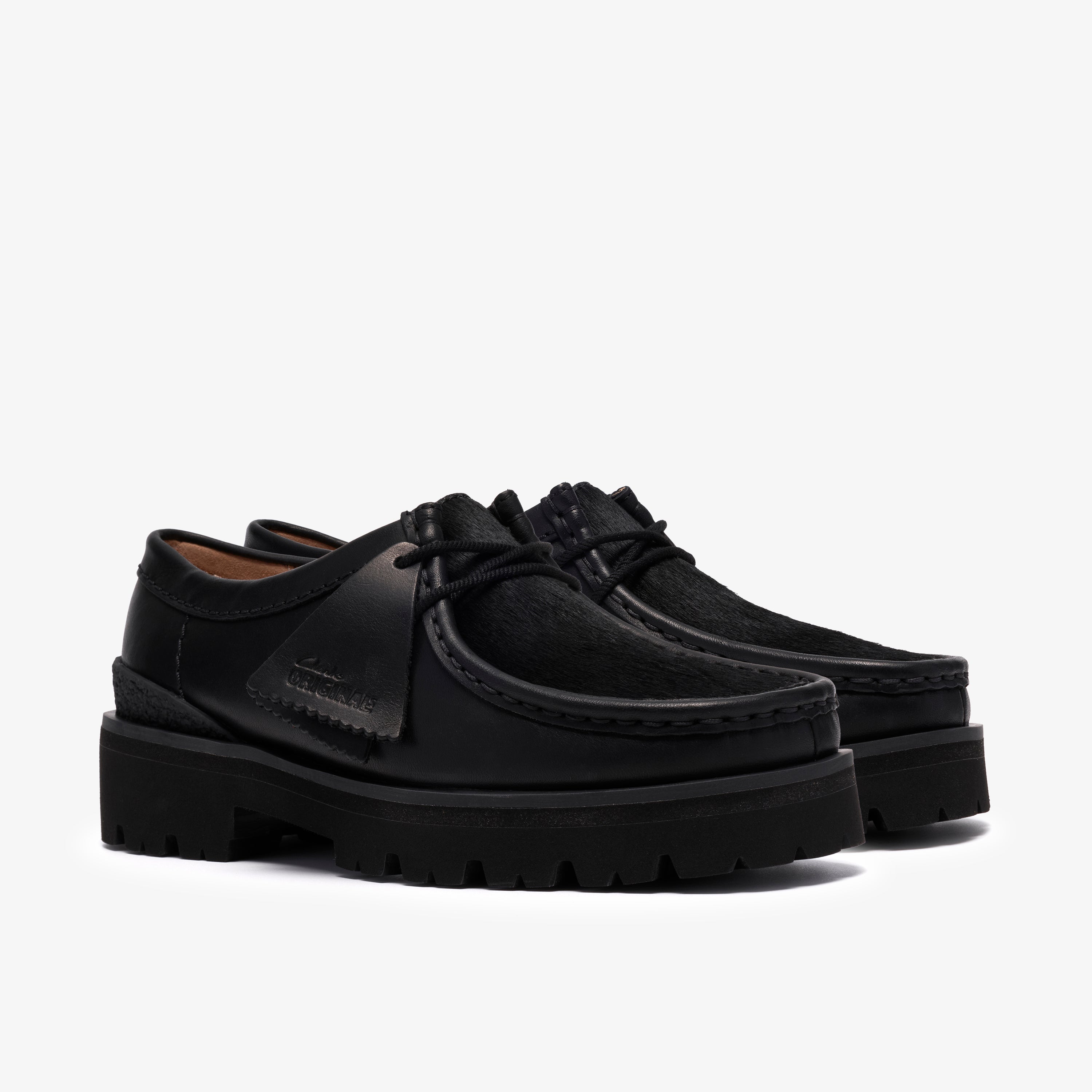 クラークス Clarks Walla Yukoner. / ワラユーコナー (ブラックコンビレザー)の4枚目