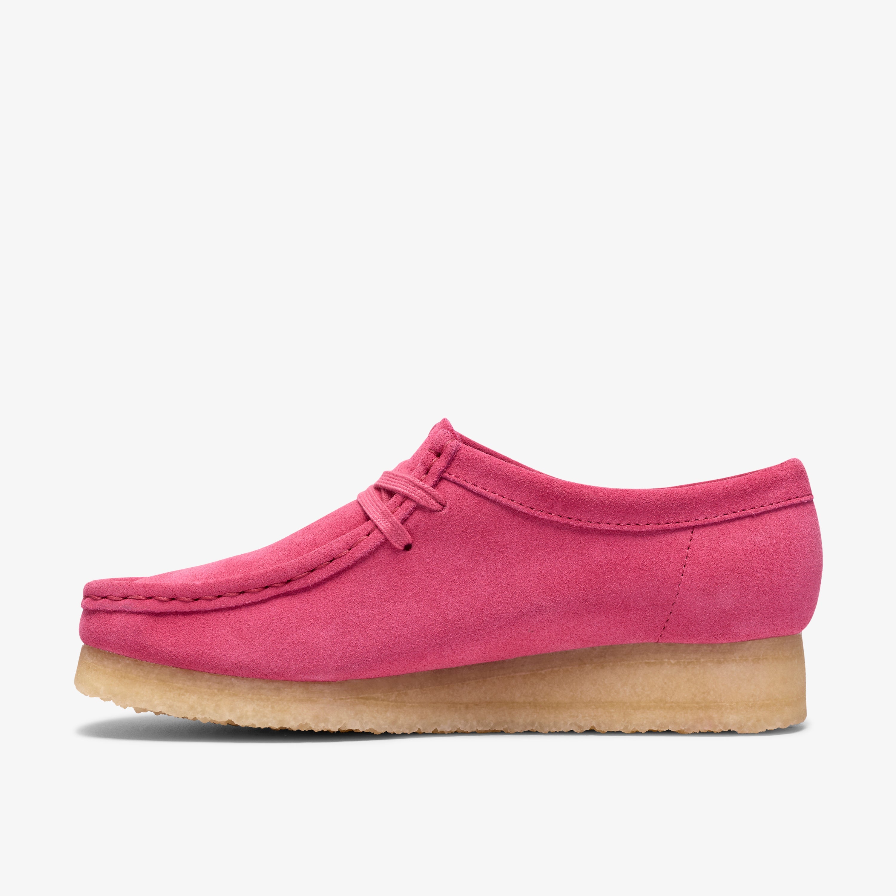 クラークス Clarks Wallabee. / レディース ワラビー (ピンクインタレスト)の2枚目