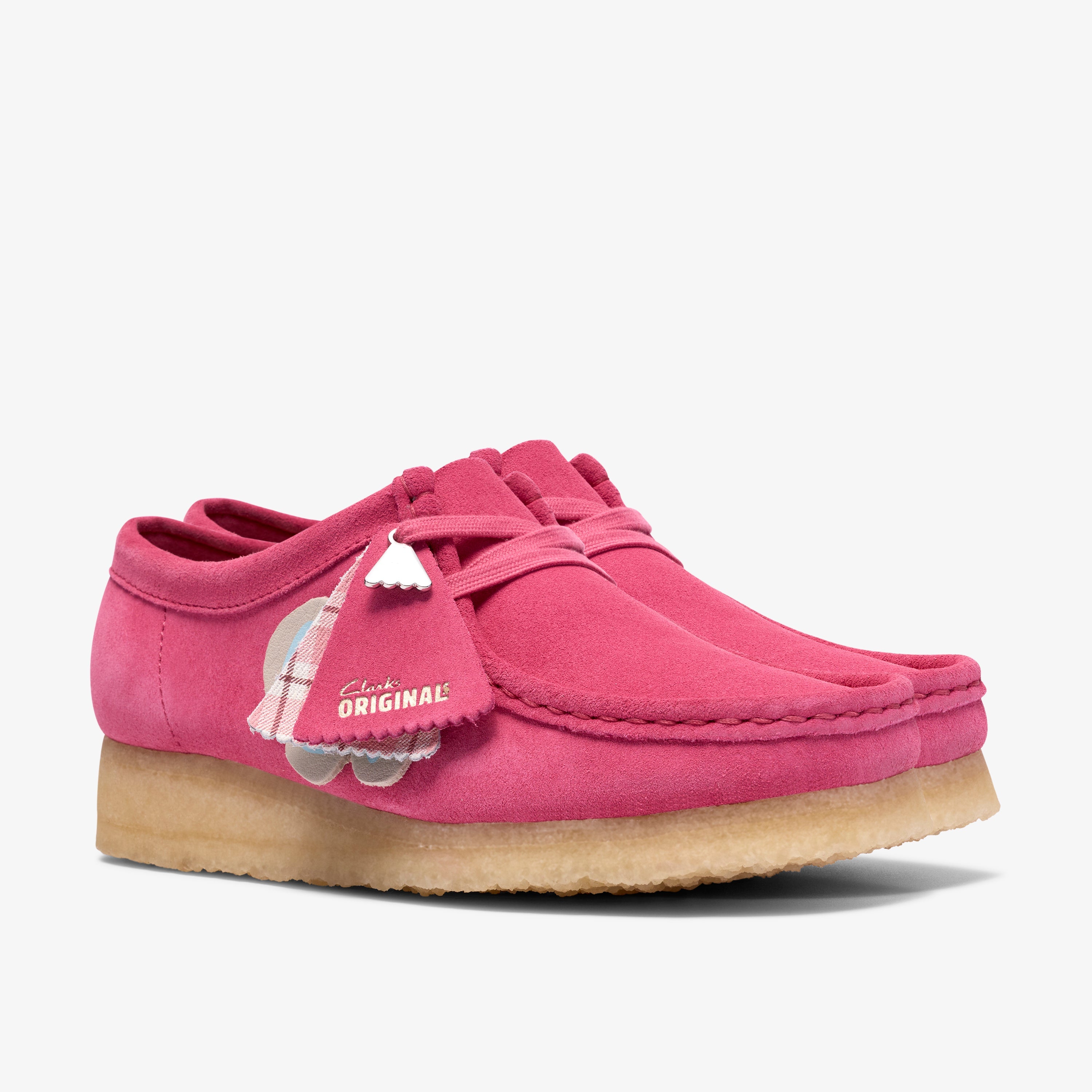 クラークス Clarks Wallabee. / レディース ワラビー (ピンクインタレスト)の4枚目
