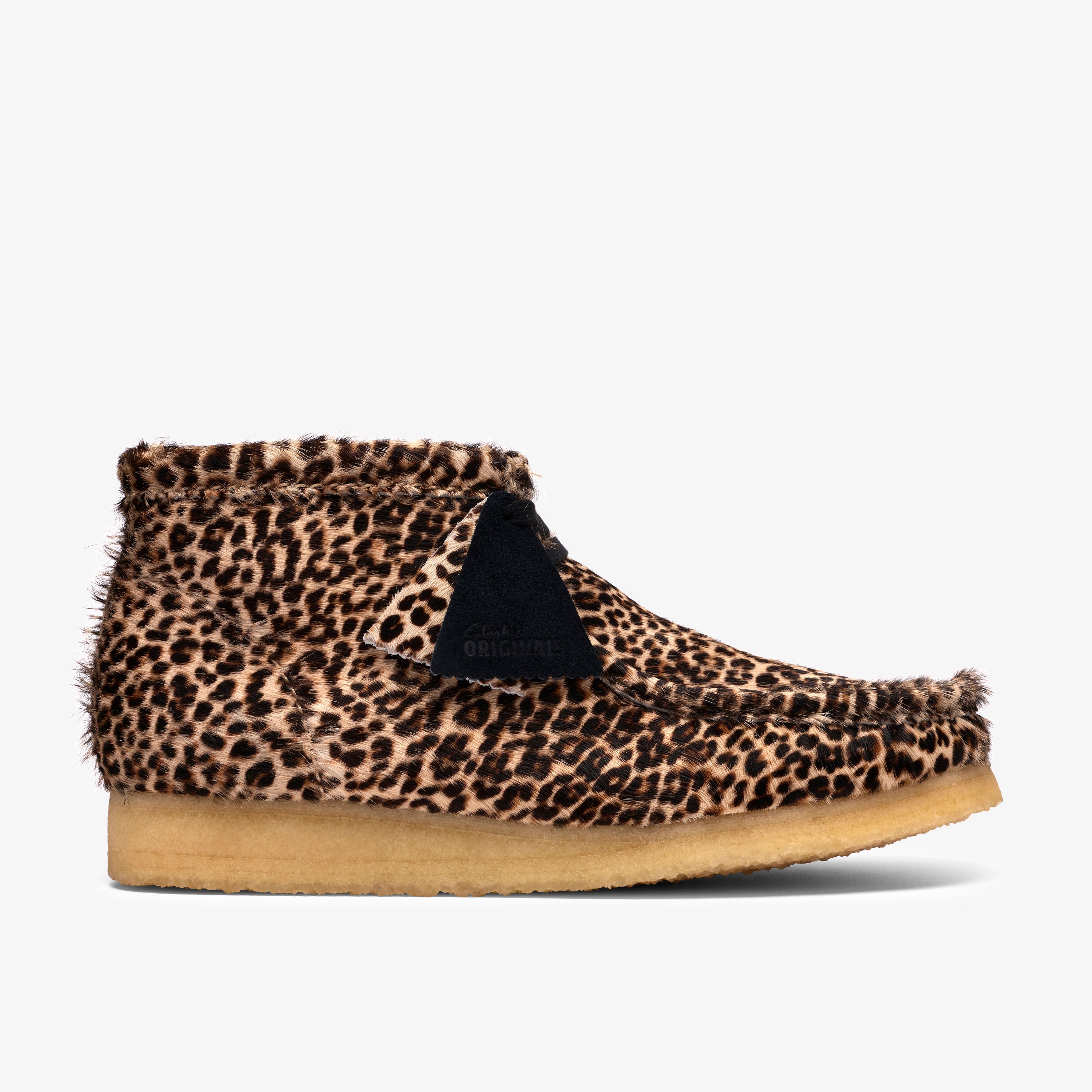 クラークス Clarks Wallabee Boot / メンズ ワラビーブーツ (レオパードプリント)の1枚目