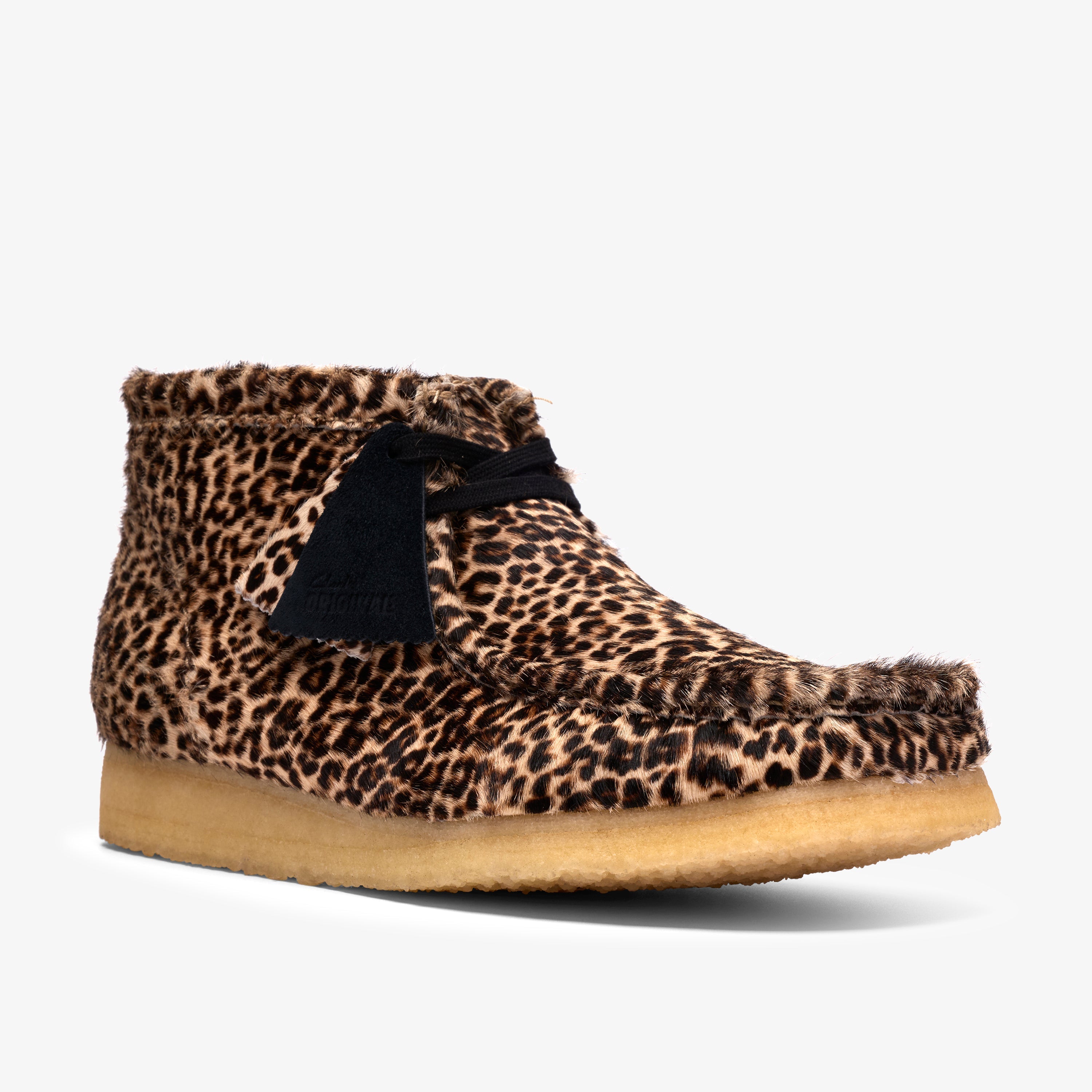 クラークス Clarks Wallabee Boot / メンズ ワラビーブーツ (レオパードプリント)の7枚目