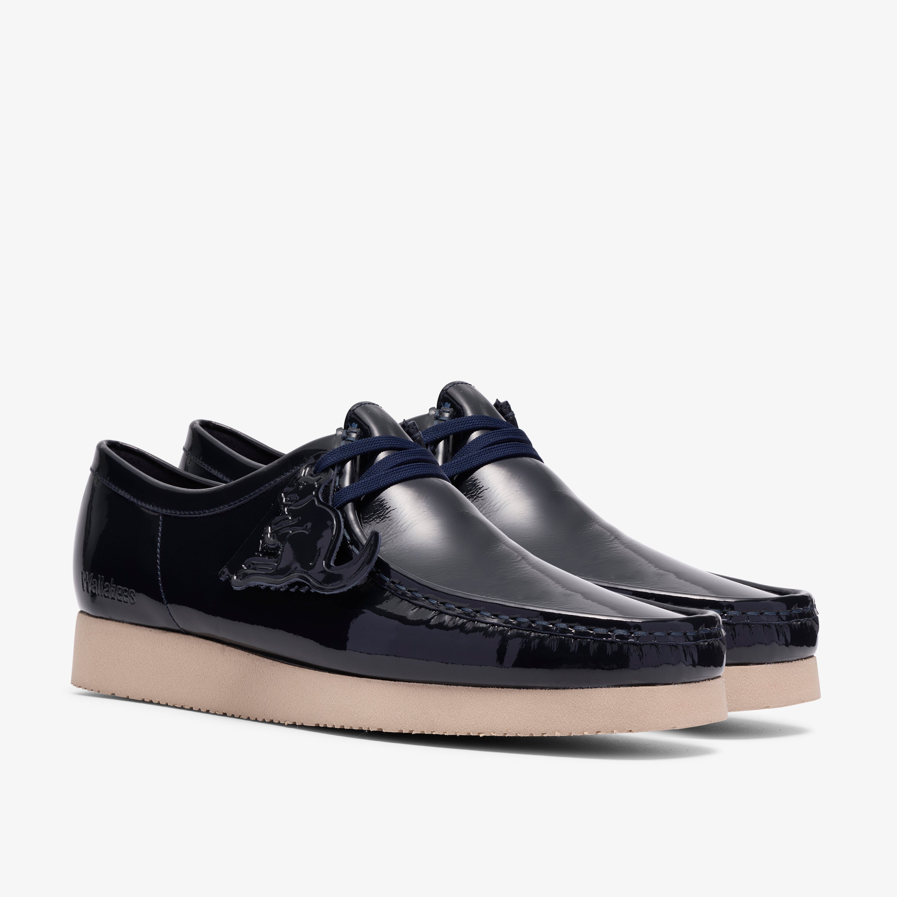 クラークス Clarks Wallabee 2604 / メンズワラビー2604 (ネイビーパテント)の4枚目