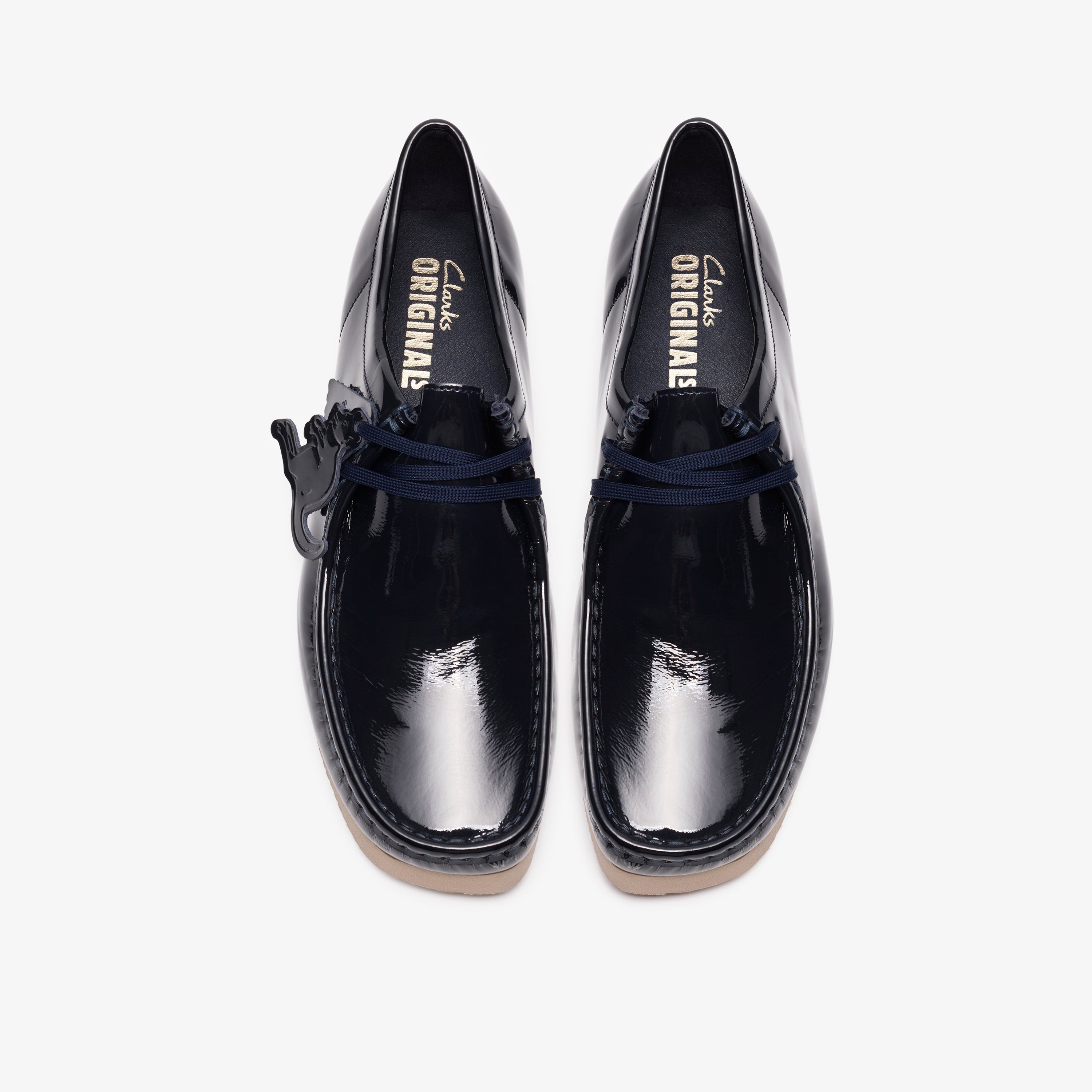 クラークス Clarks Wallabee 2604 / メンズワラビー2604 (ネイビーパテント)の6枚目