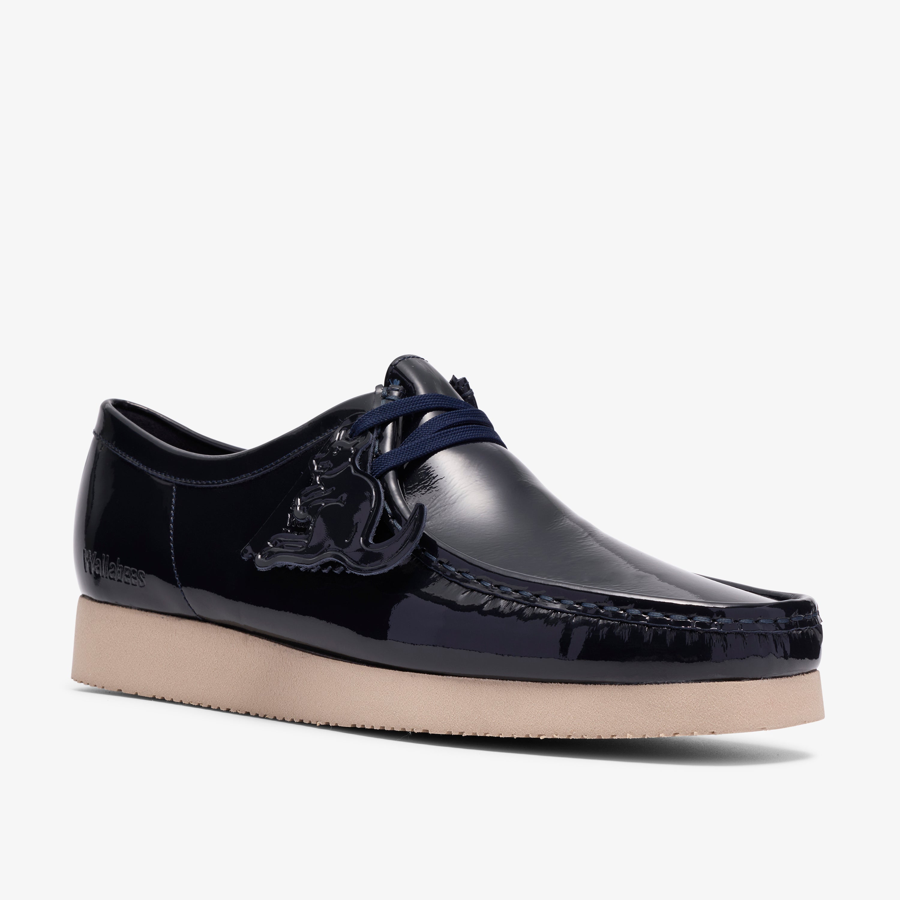 クラークス Clarks Wallabee 2604 / メンズワラビー2604 (ネイビーパテント)の7枚目