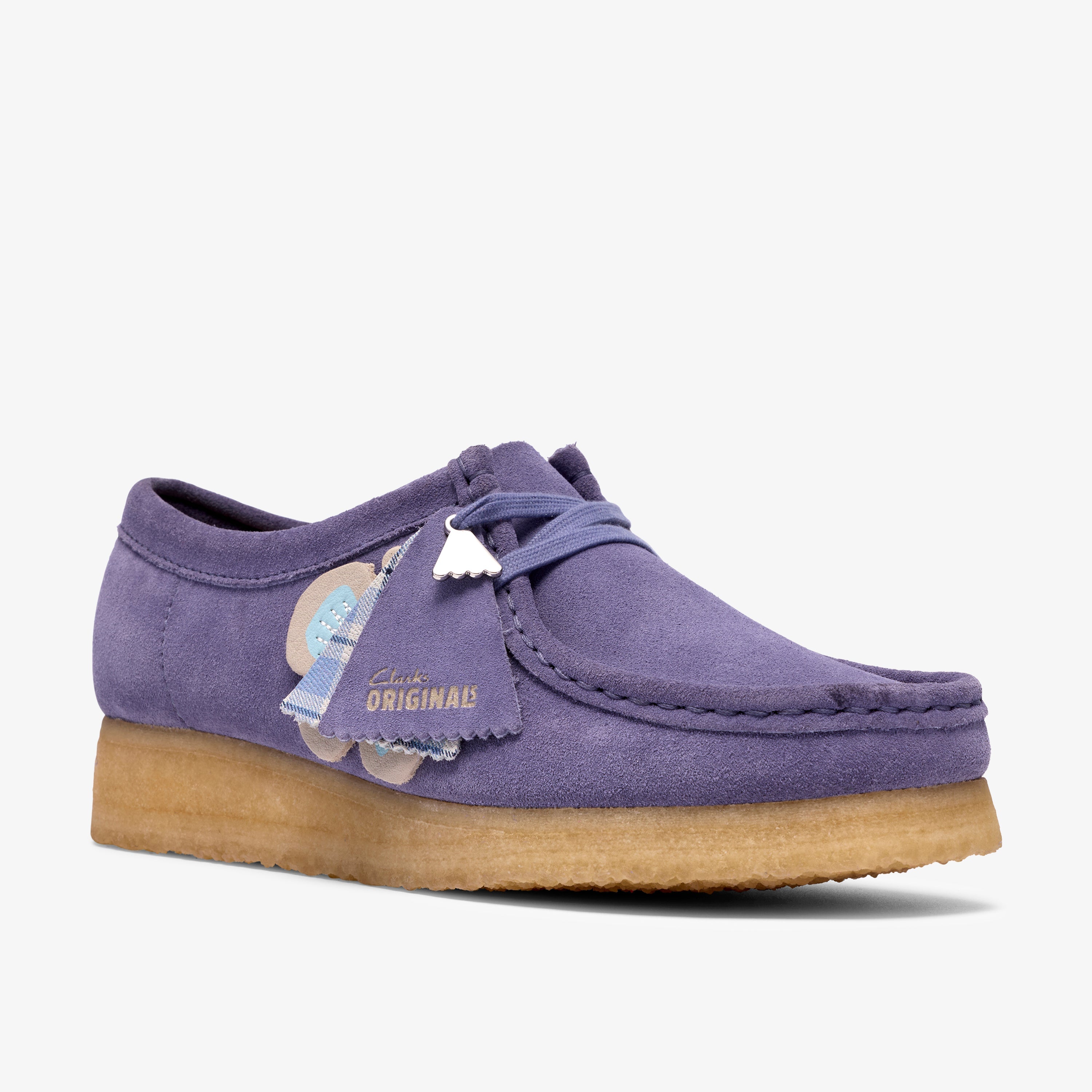 クラークス Clarks Wallabee. / レディース ワラビー (パープルインタレスト)の4枚目