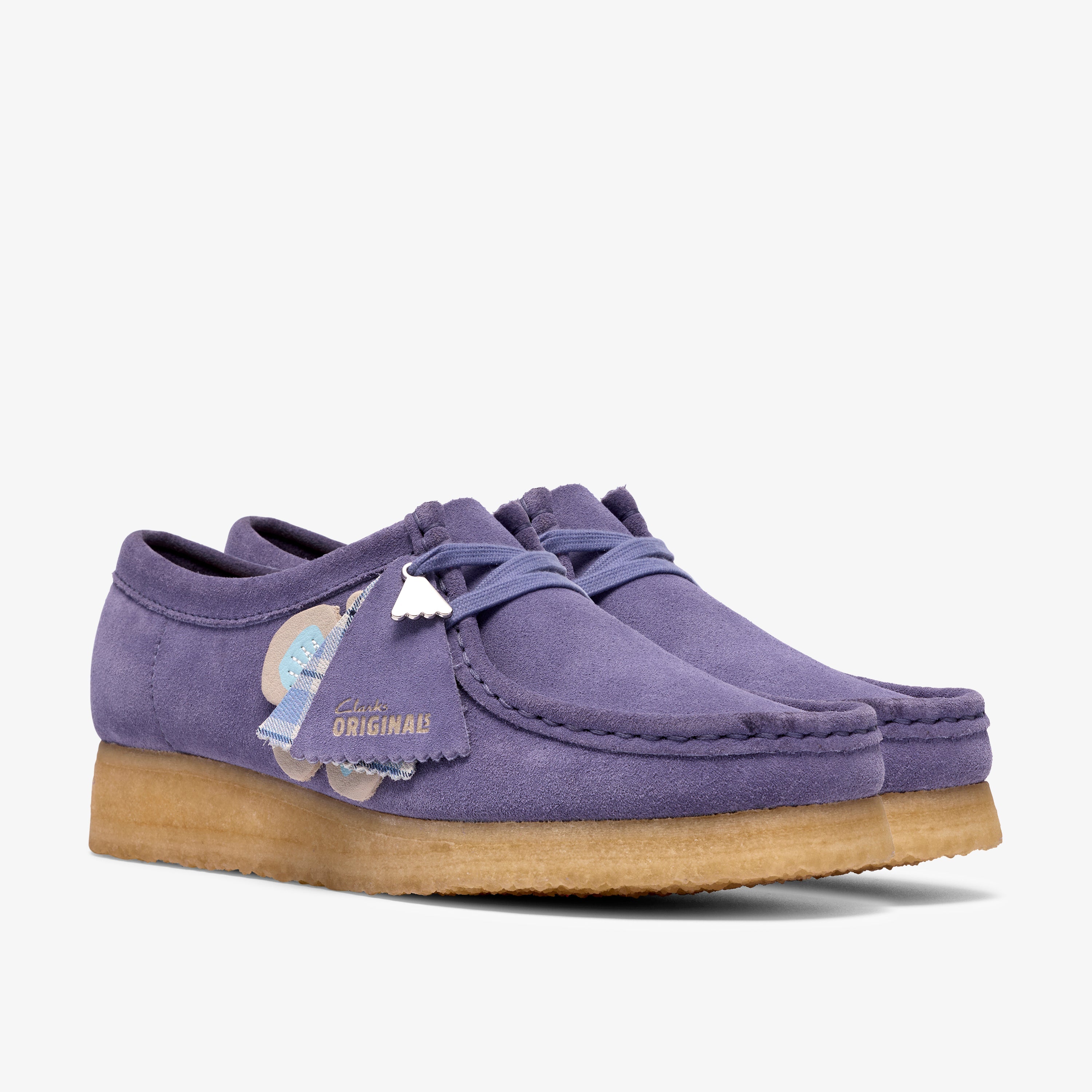 クラークス Clarks Wallabee. / レディース ワラビー (パープルインタレスト)の7枚目