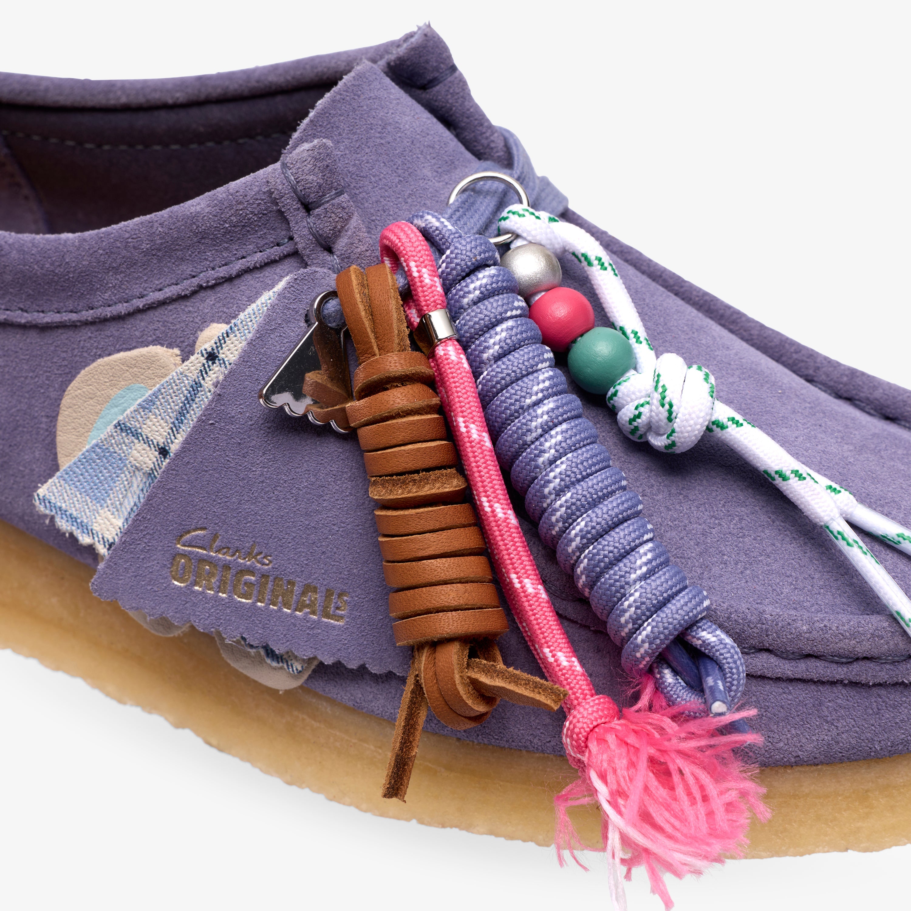 クラークス Clarks Wallabee. / レディース ワラビー (パープルインタレスト)の8枚目