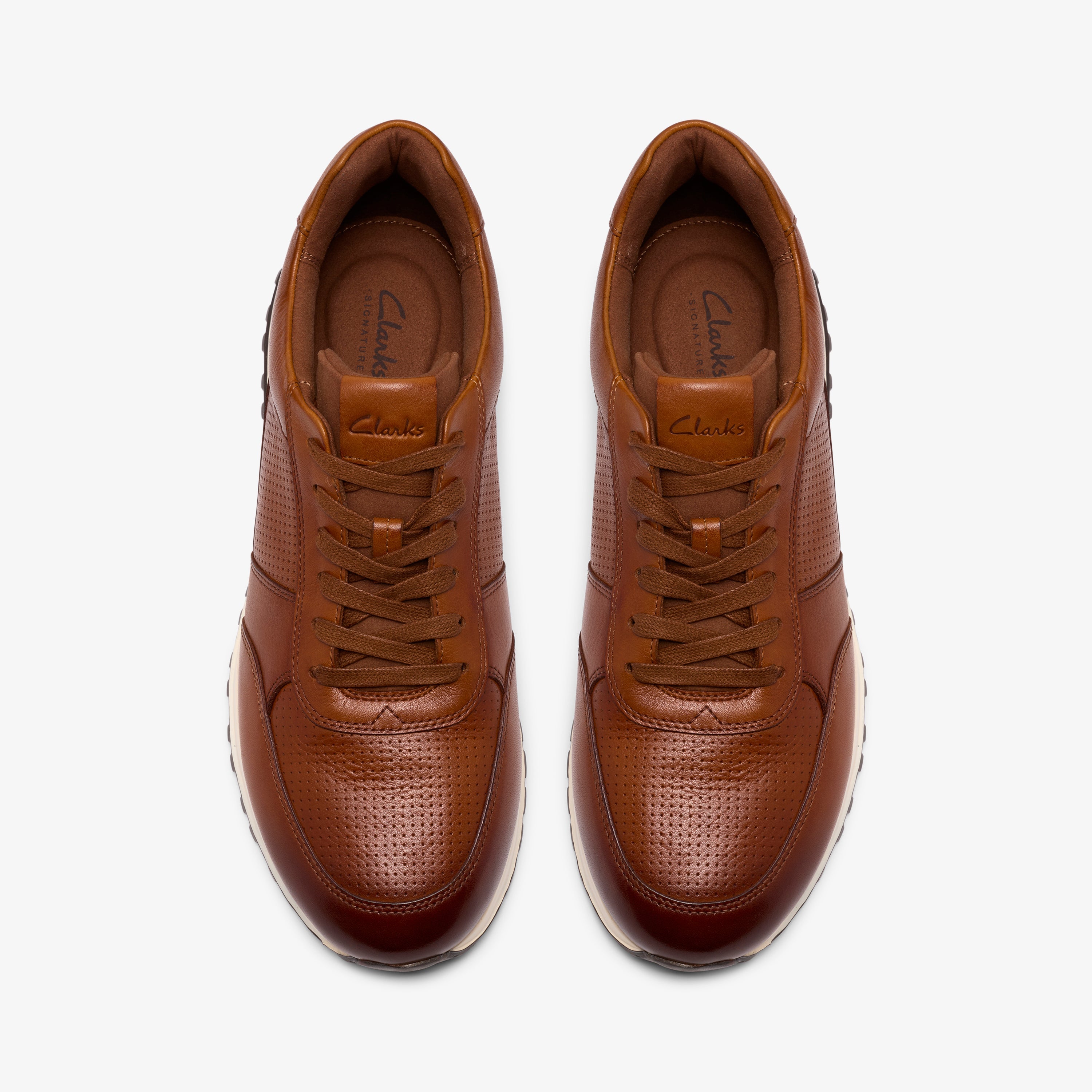 クラークス Clarks Radwell Tie / ラドウェルタイ (タンレザー)の6枚目
