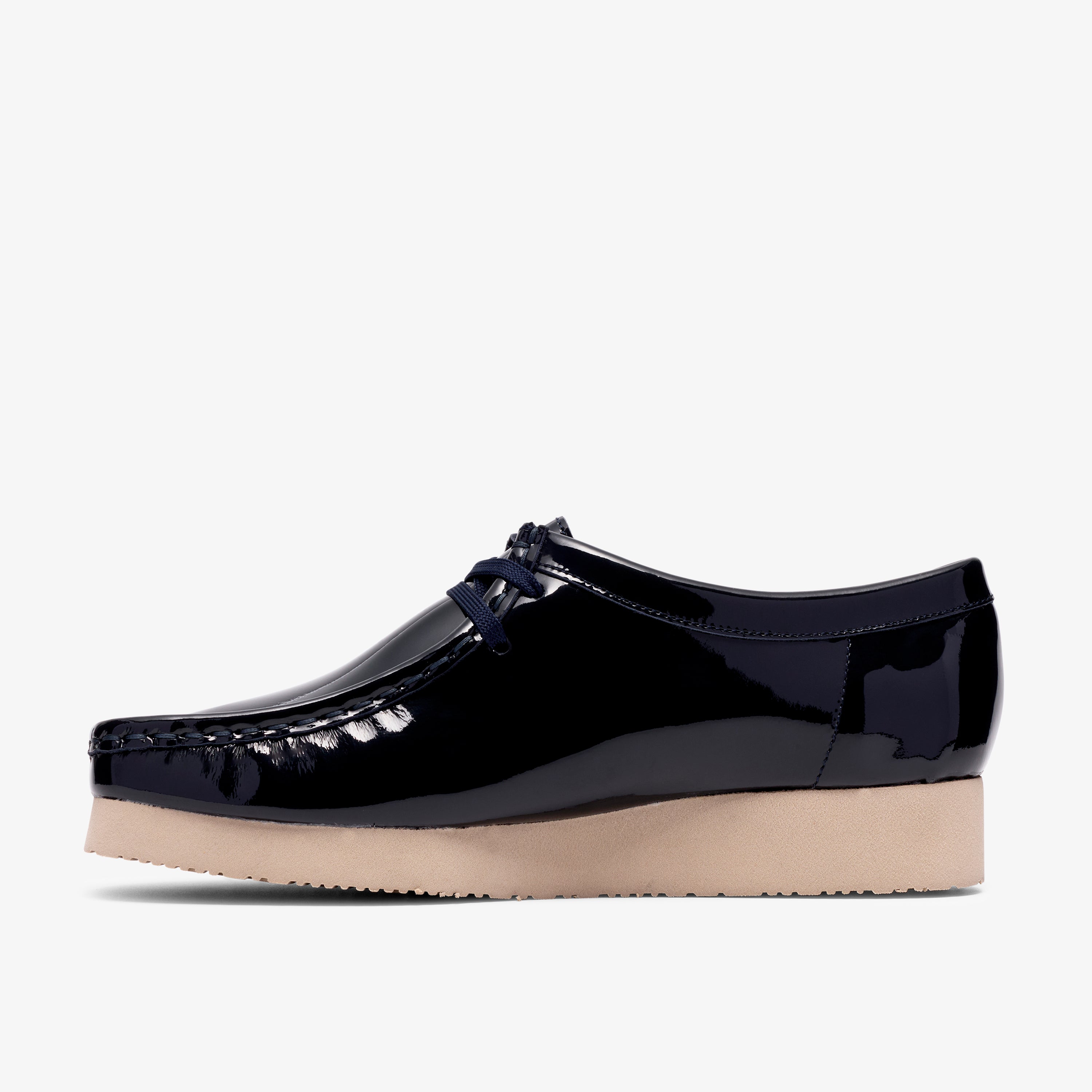 クラークス Clarks Wallabee. 2604 / レディースワラビー2604 (ネイビーパテント)の2枚目