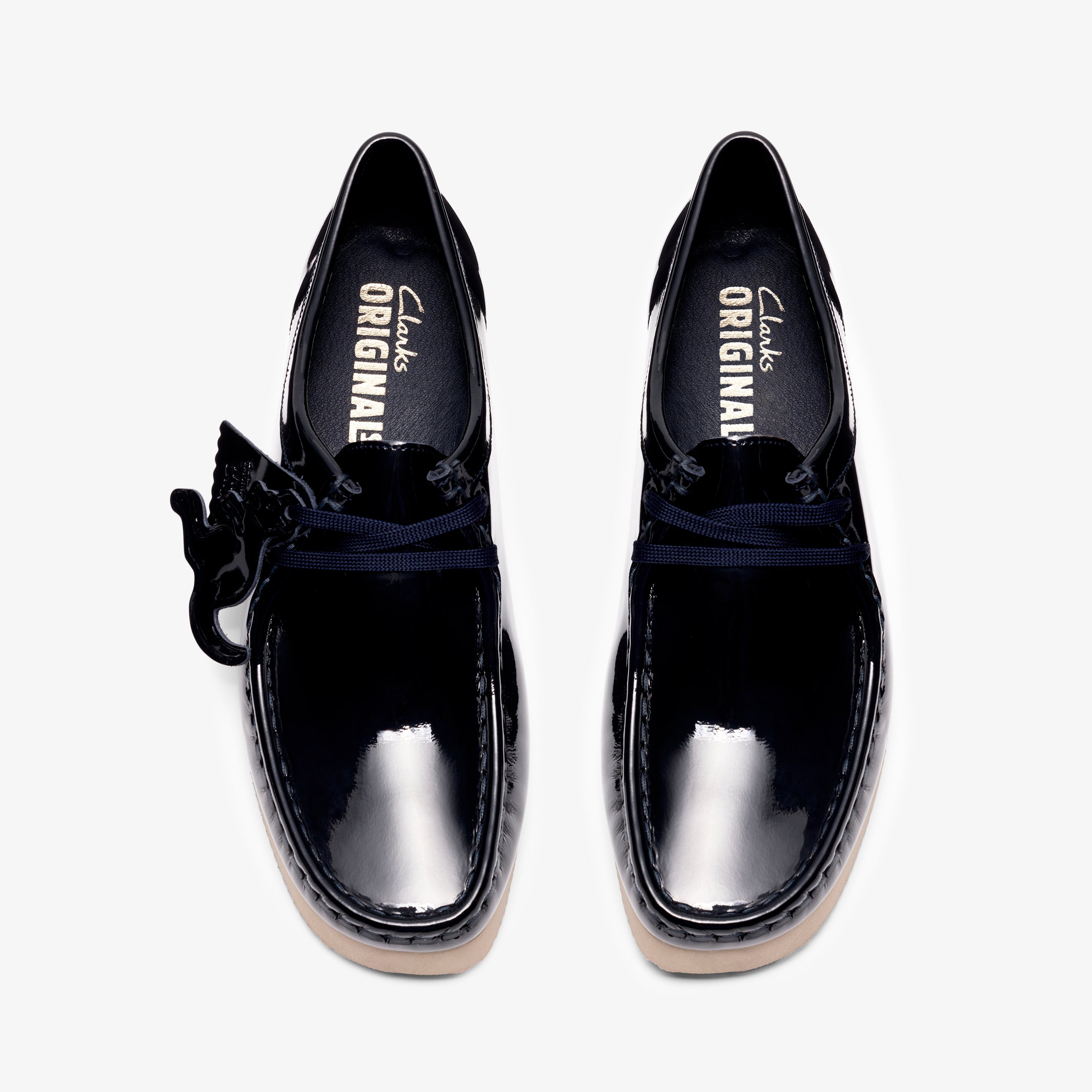 クラークス Clarks Wallabee. 2604 / レディースワラビー2604 (ネイビーパテント)の6枚目