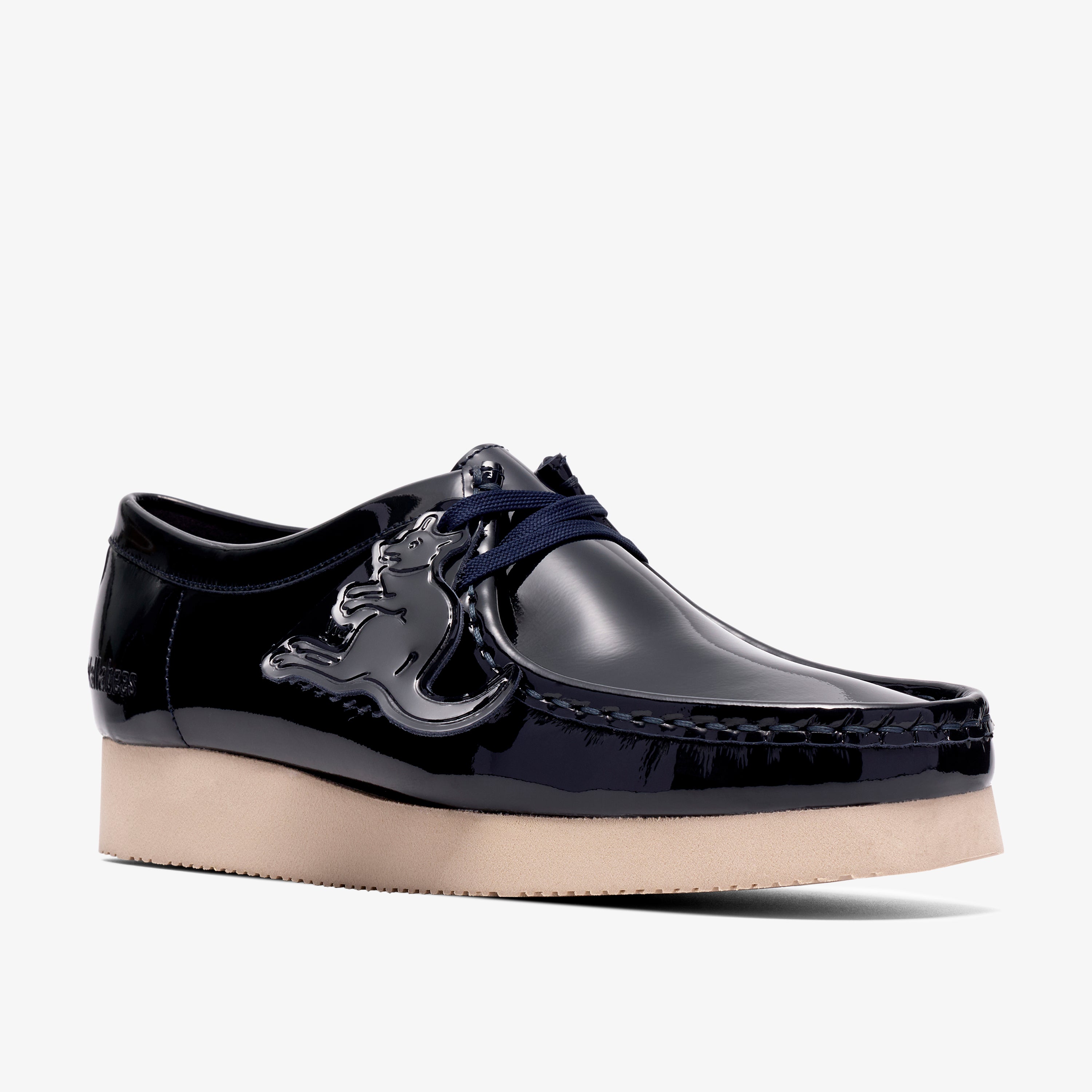クラークス Clarks Wallabee. 2604 / レディースワラビー2604 (ネイビーパテント)の7枚目