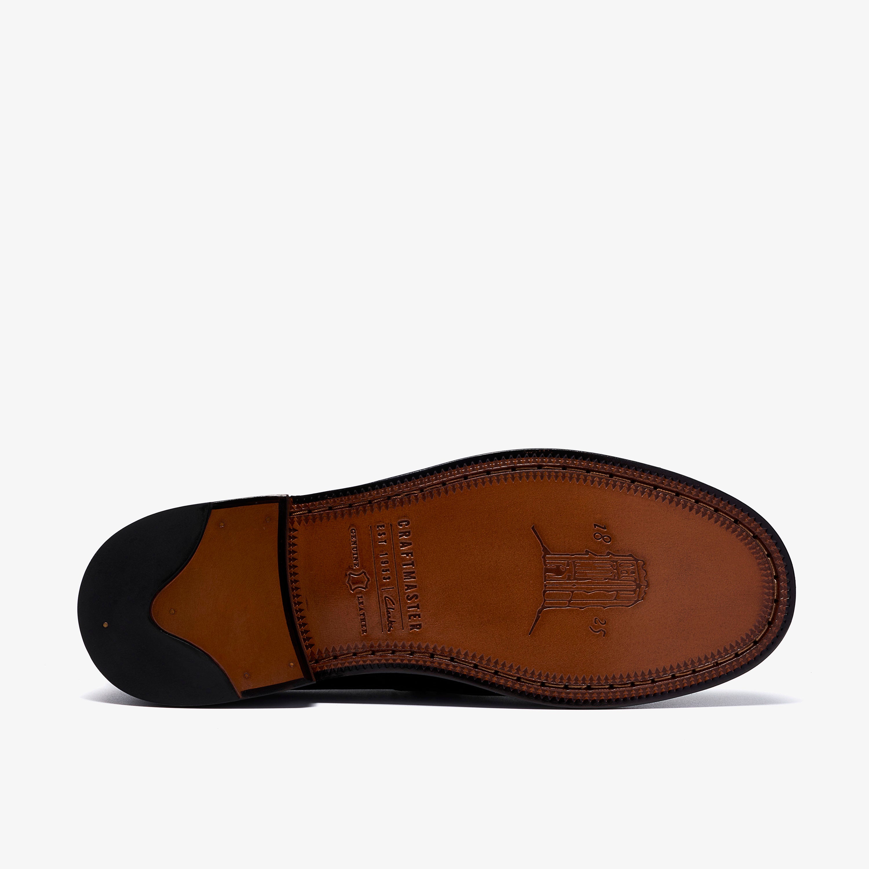 クラークス Clarks CraftJames Lo / クラフトジェームスロー (ブラックインタレストレザー)の3枚目